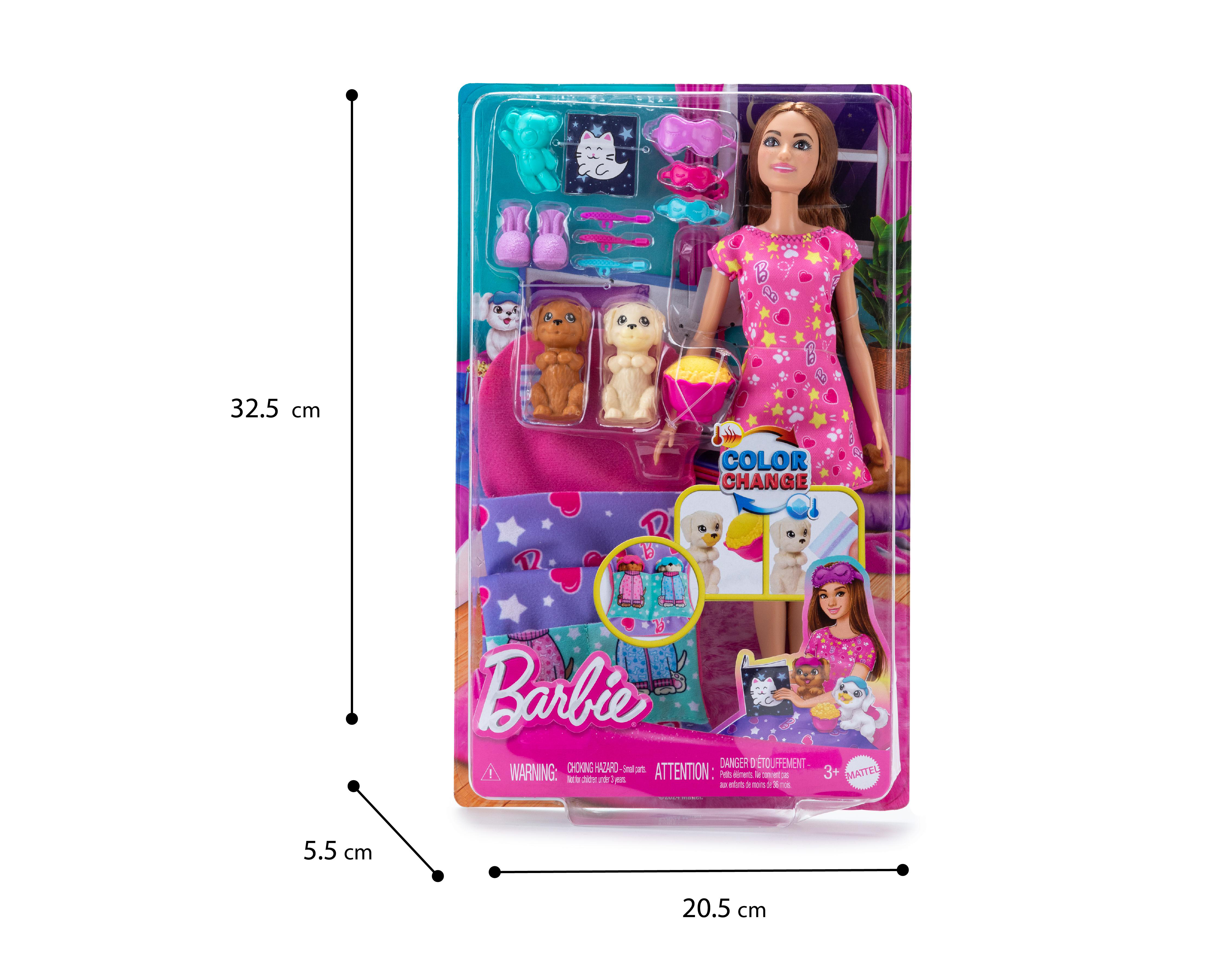 Foto 4 pulgar | Muñeca Barbie Fiesta de Pijamas con Perritos