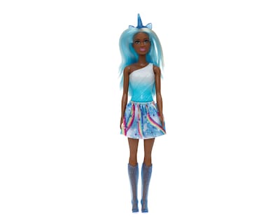 Foto 1 | Muñeca Barbie Unicornio Falda de Ensueño Azul