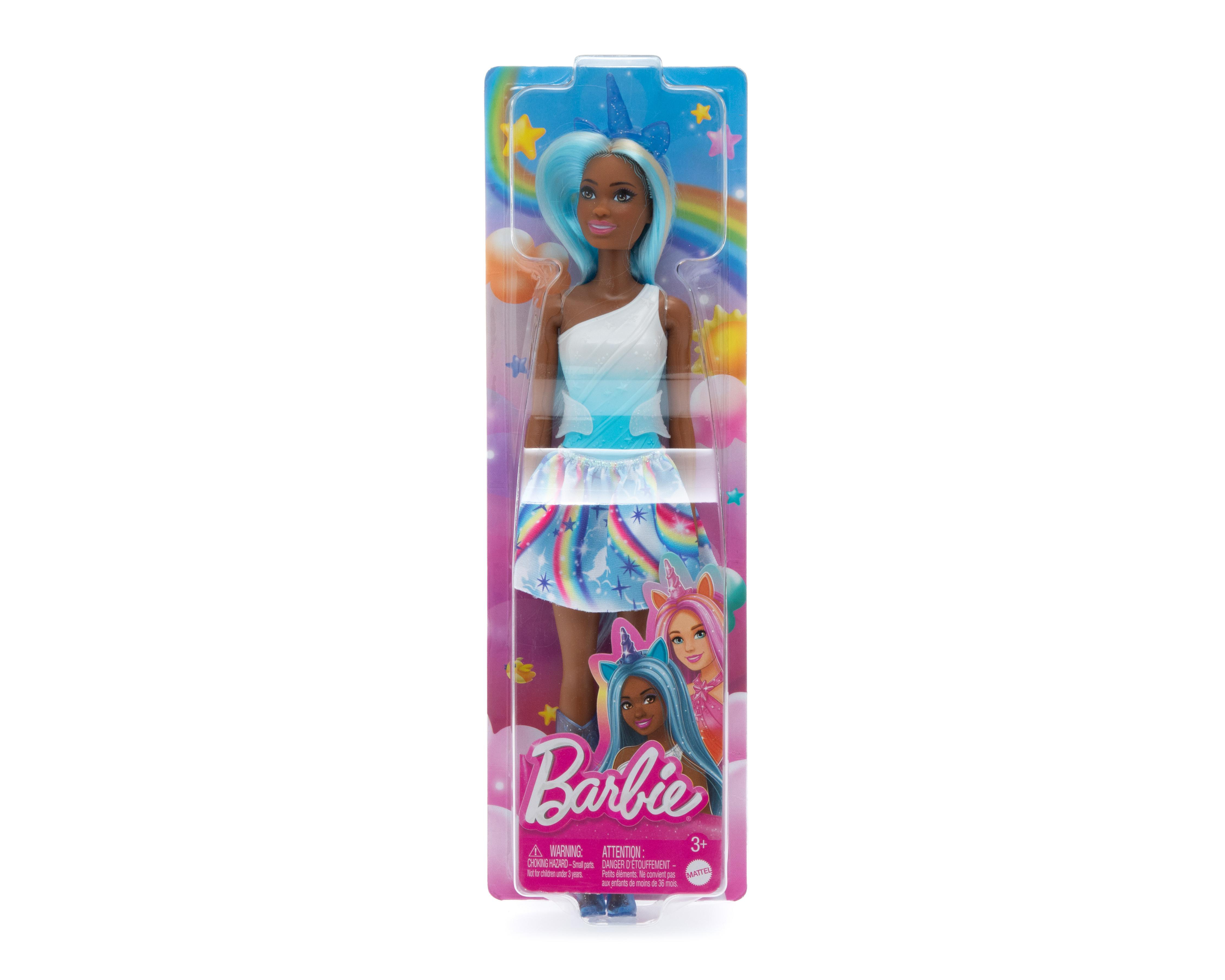 Foto 4 | Muñeca Barbie Unicornio Falda de Ensueño Azul