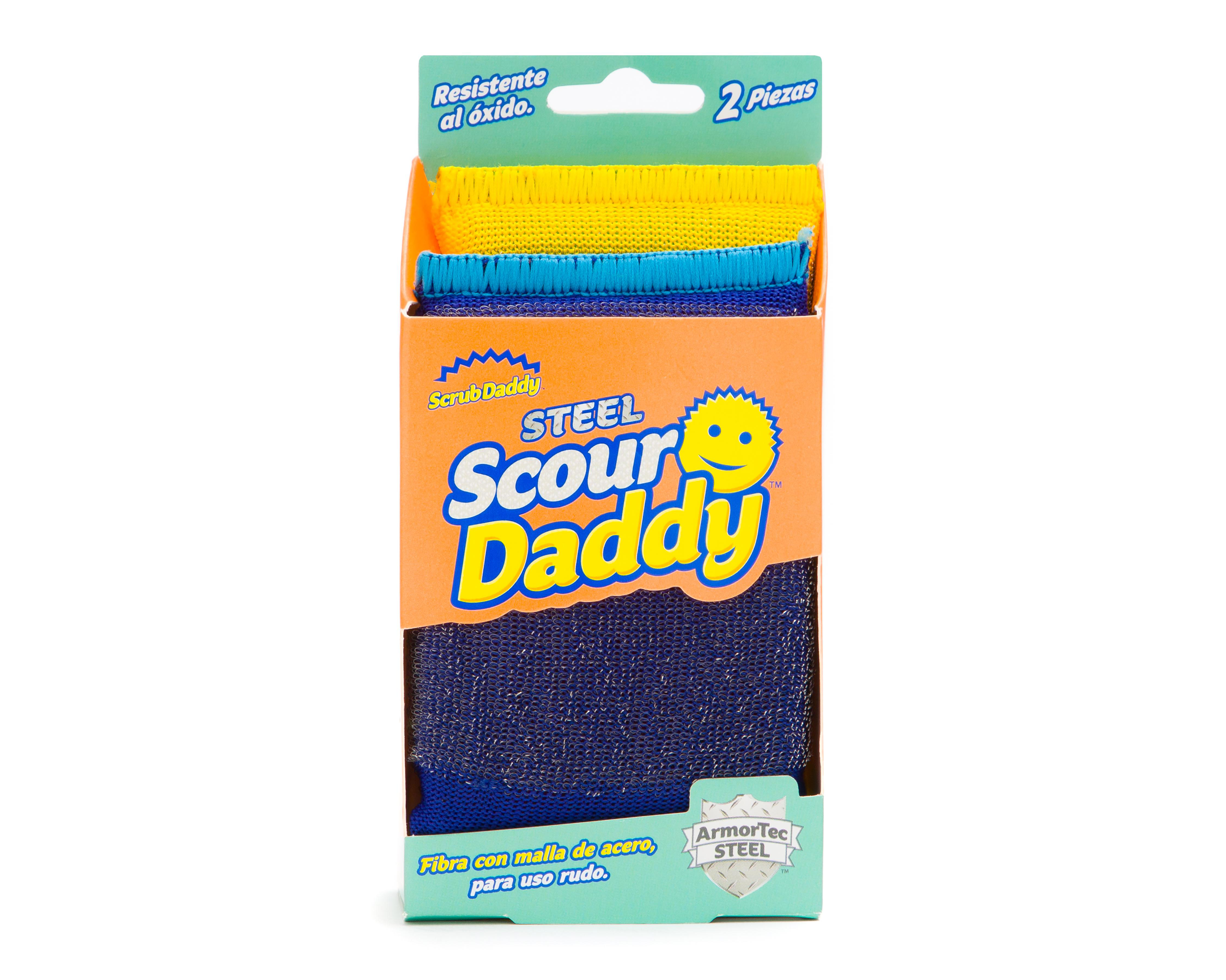 Foto 2 pulgar | Fibra con Malla de Acero Scrub Daddy Steel Scour 2 Piezas