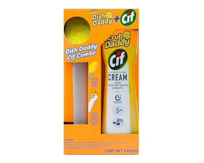 Foto 6 | Limpiador Multiusos Scrub Daddy Cif con Dispensador y Esponjas