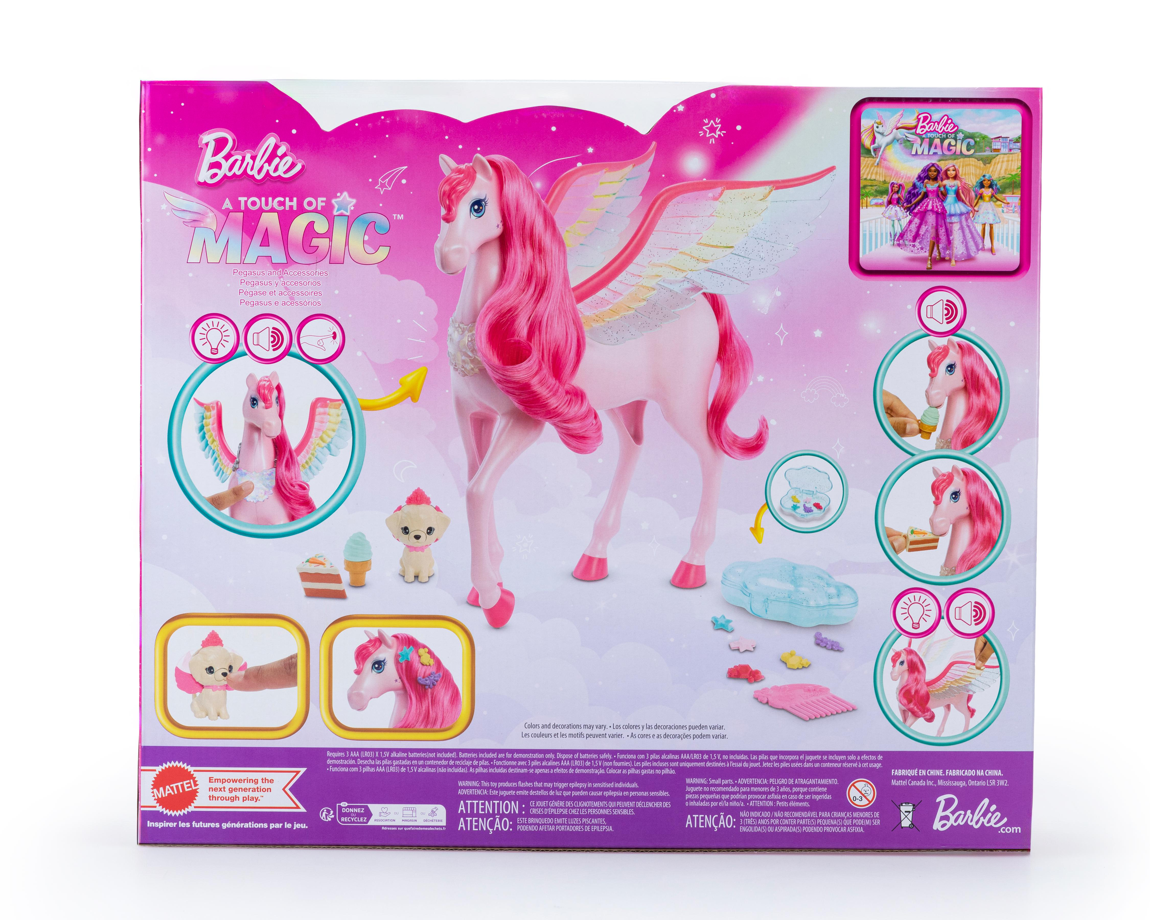 Foto 3 pulgar | Set de Juego Barbie A Touch of Magic Pegaso