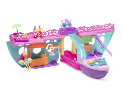 Foto 2 | Bote de Unicornio de Juguete Polly Pocket