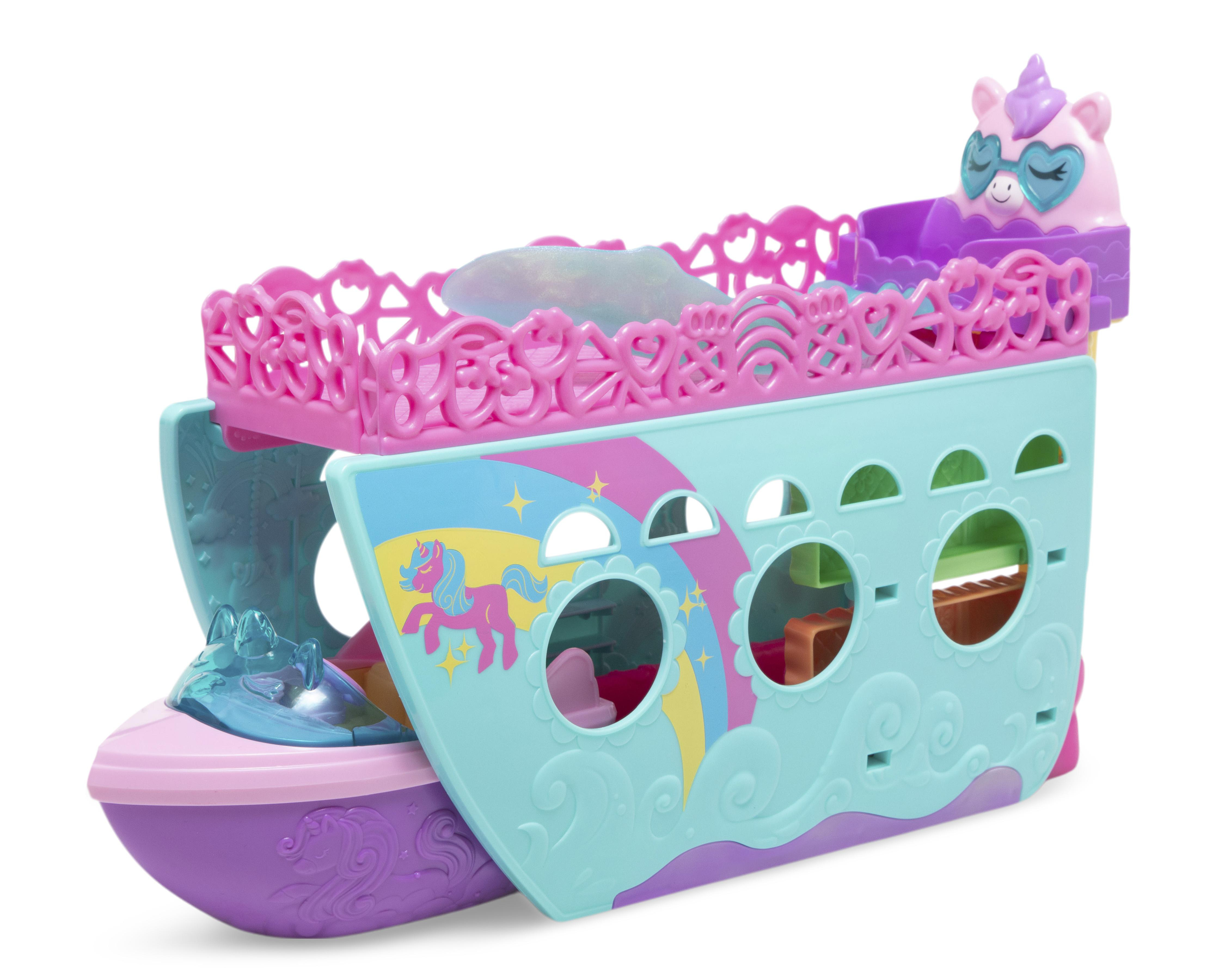 Foto 4 pulgar | Bote de Unicornio de Juguete Polly Pocket