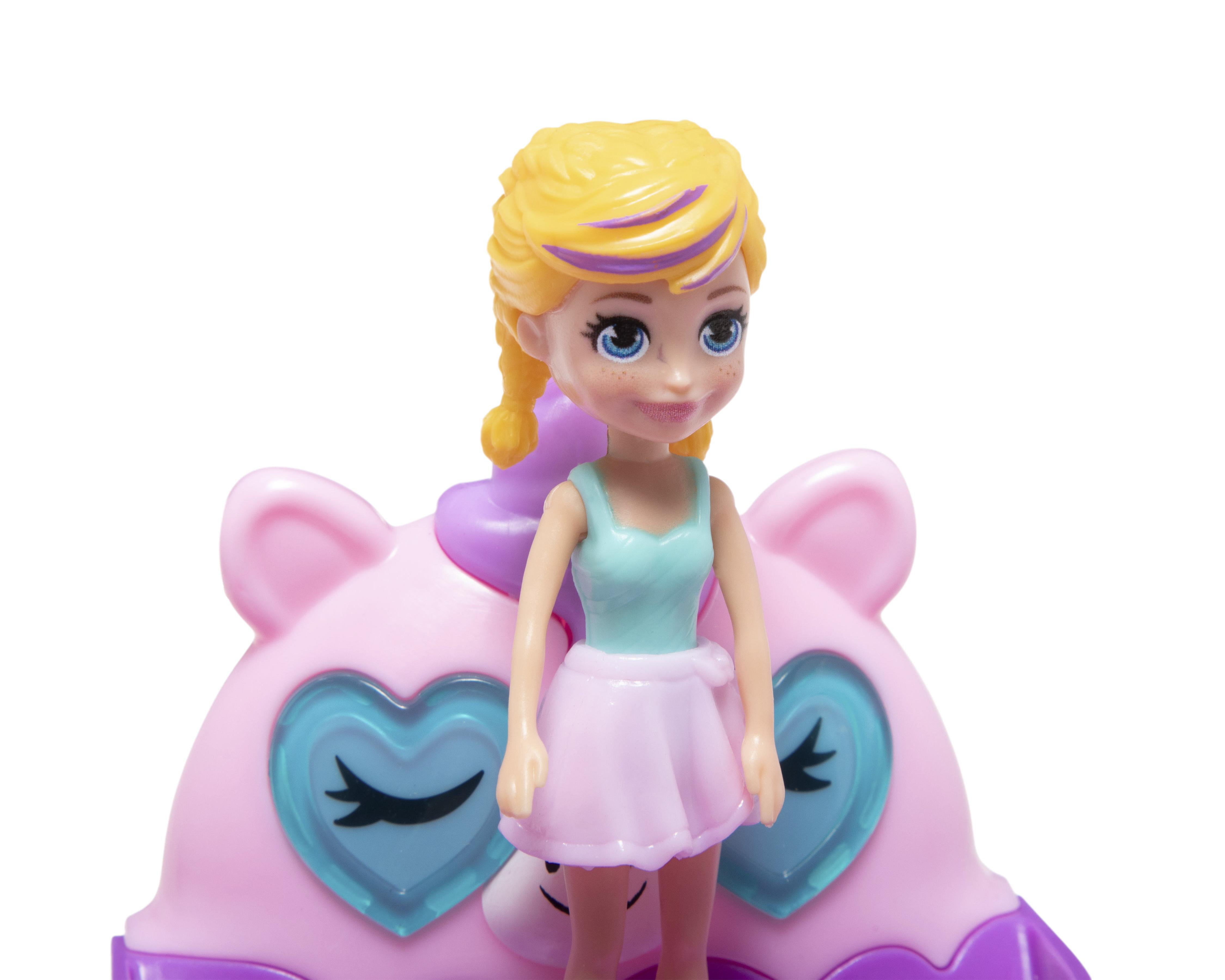 Foto 5 pulgar | Bote de Unicornio de Juguete Polly Pocket
