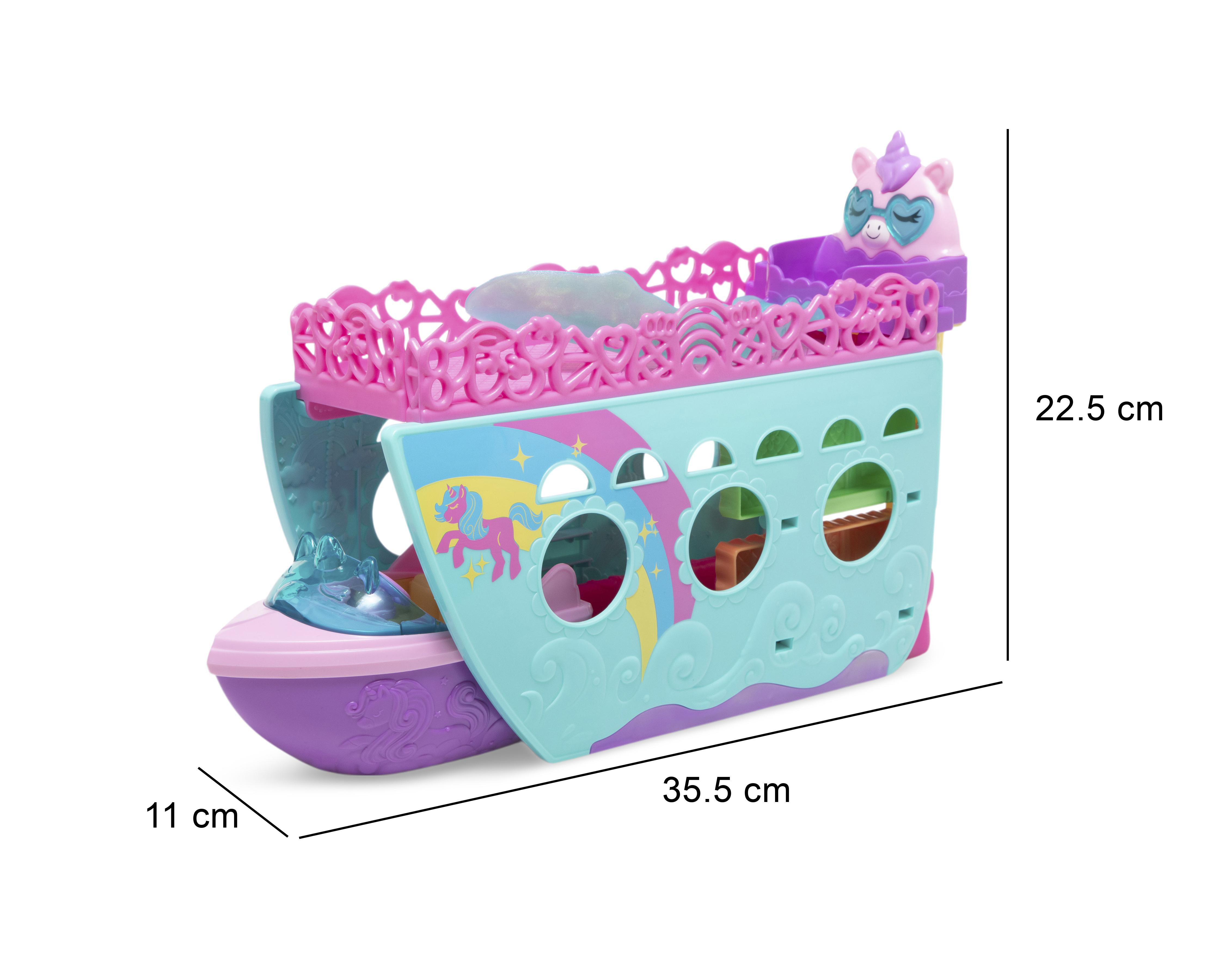 Foto 7 pulgar | Bote de Unicornio de Juguete Polly Pocket