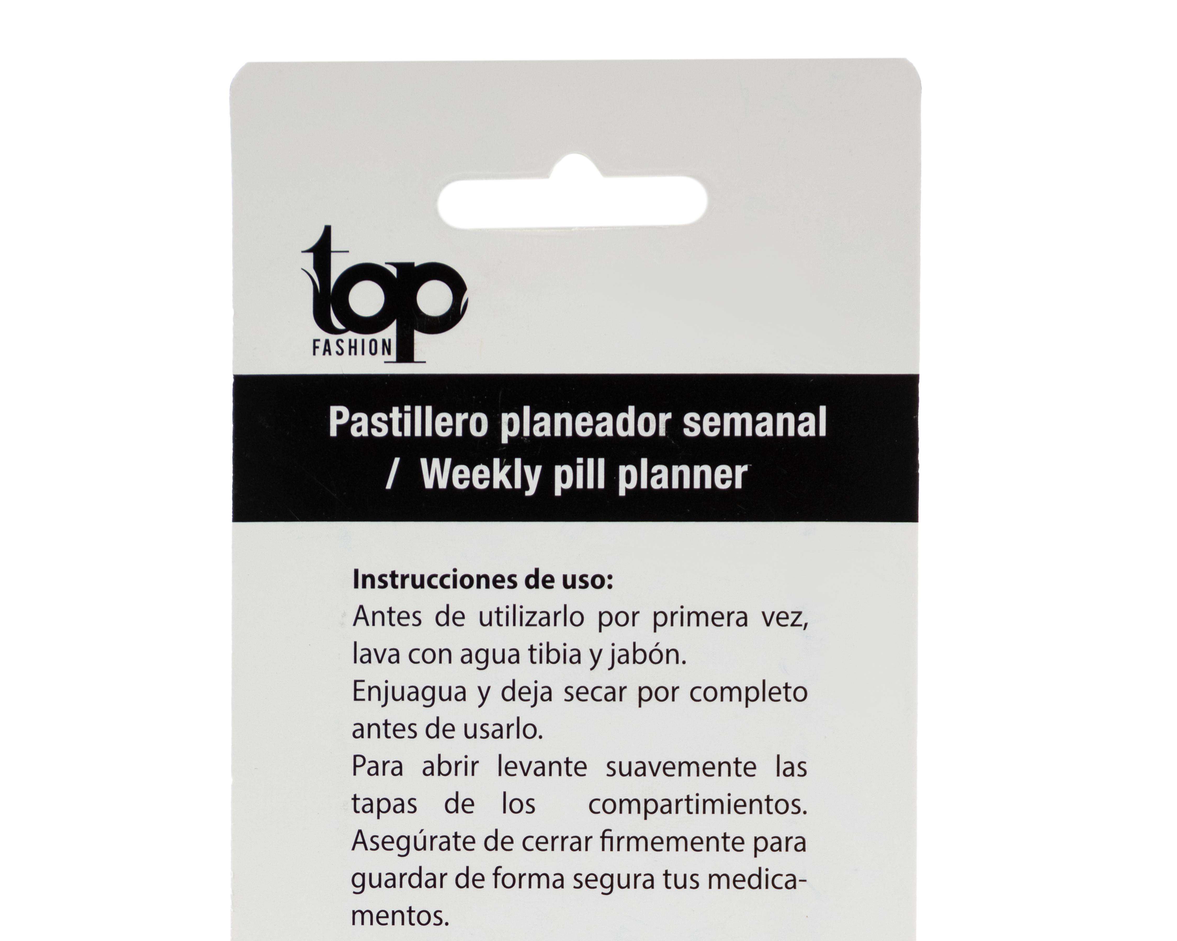Foto 4 pulgar | Pastillero Top Fashion de Plástico