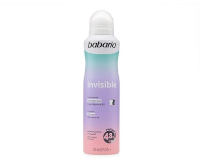Foto 1 | Desodorante en Aerosol Babaria Invisible con Vitamina B3 200 ml