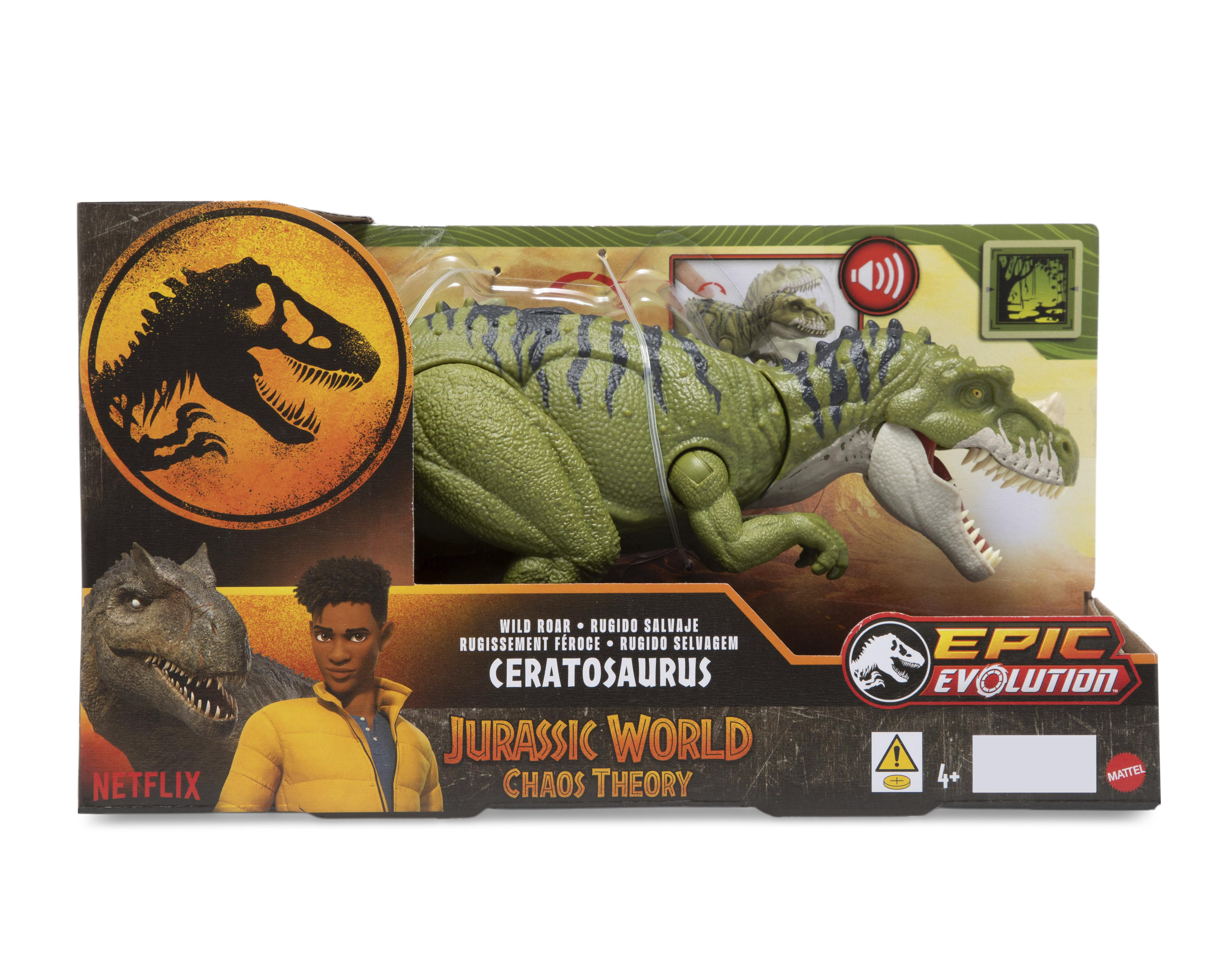 Foto 5 pulgar | Dinosaurio Jurassic World Chaos Theory Ceratosaurus
