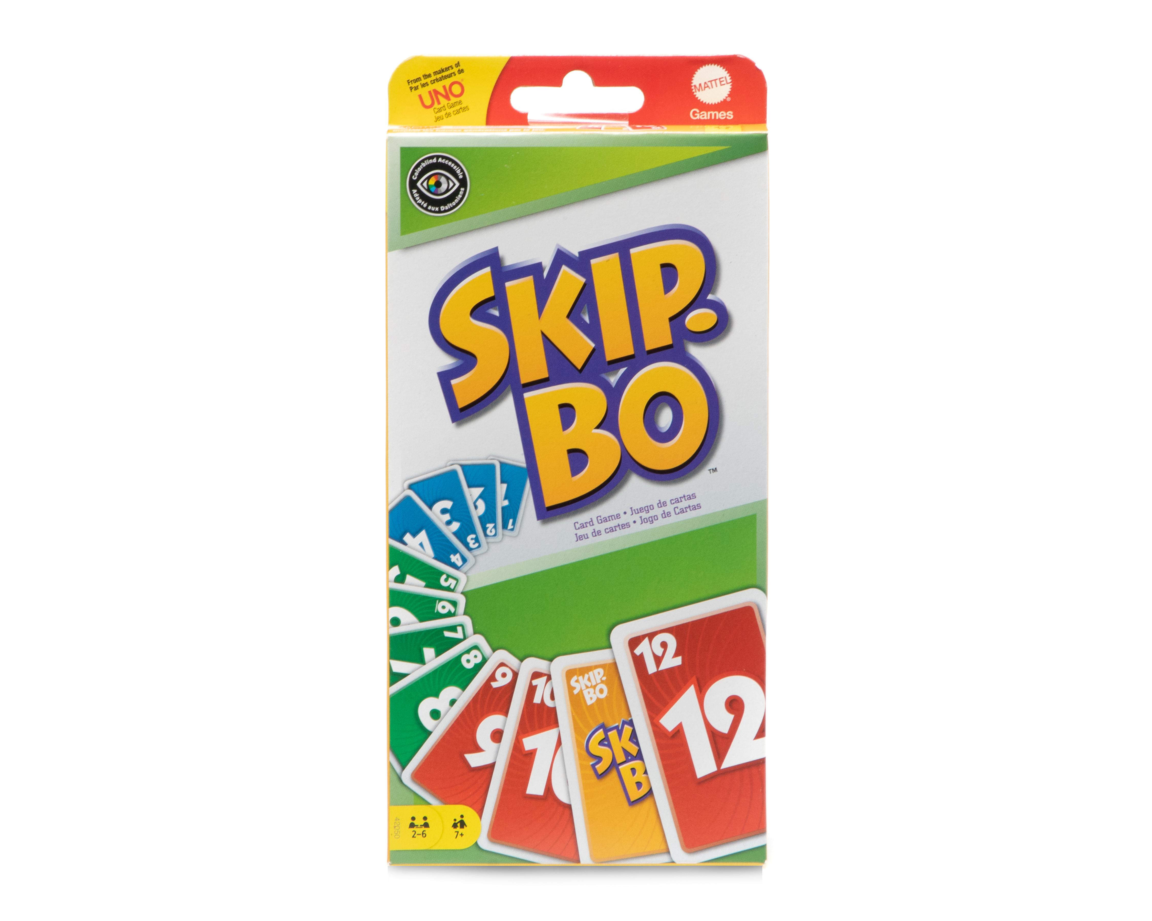 Foto 2 pulgar | Juego de Cartas Skip Bo Mattel
