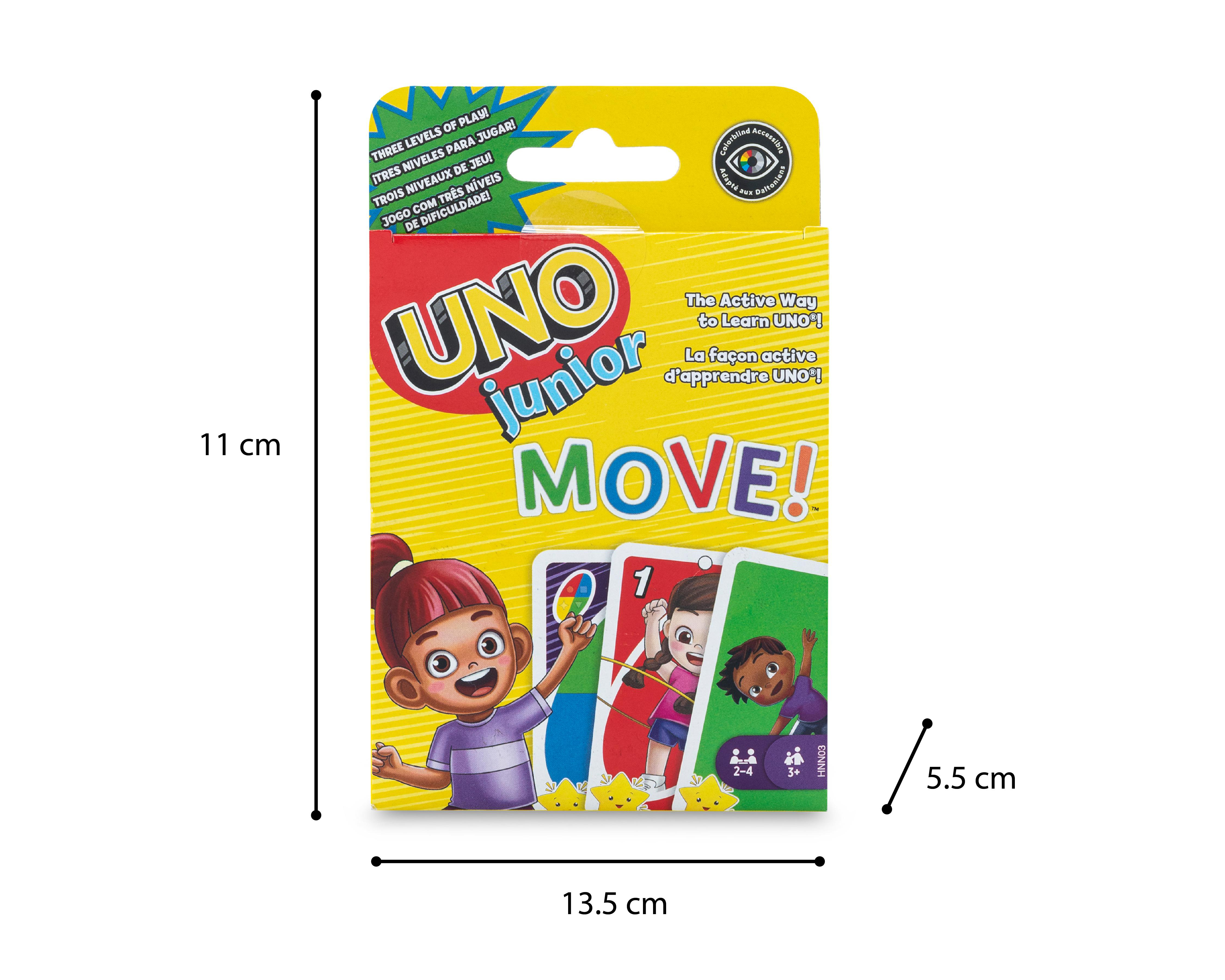 Foto 4 pulgar | Juego de Cartas Uno Junior Move