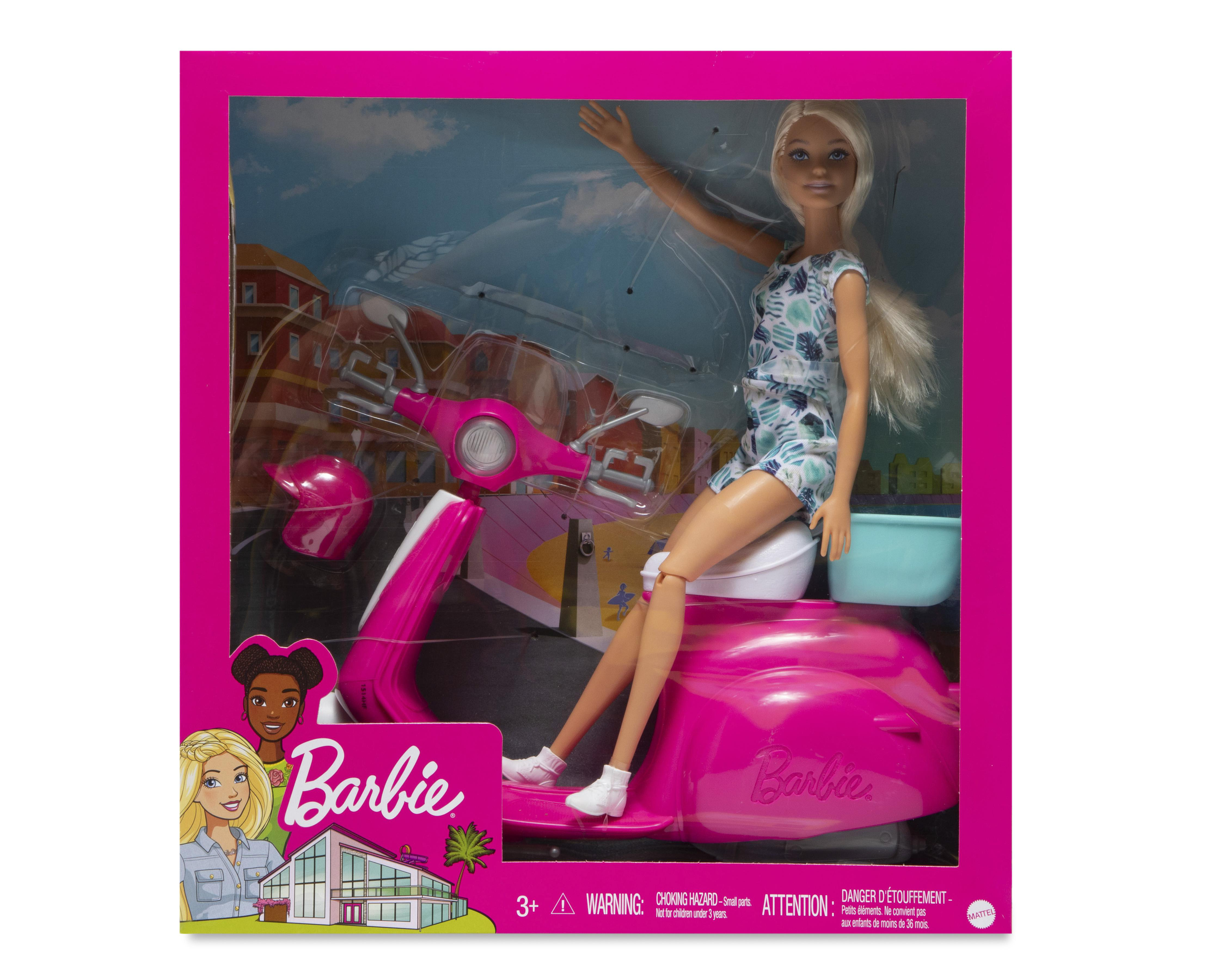 Foto 6 | Muñeca Barbie Motoneta