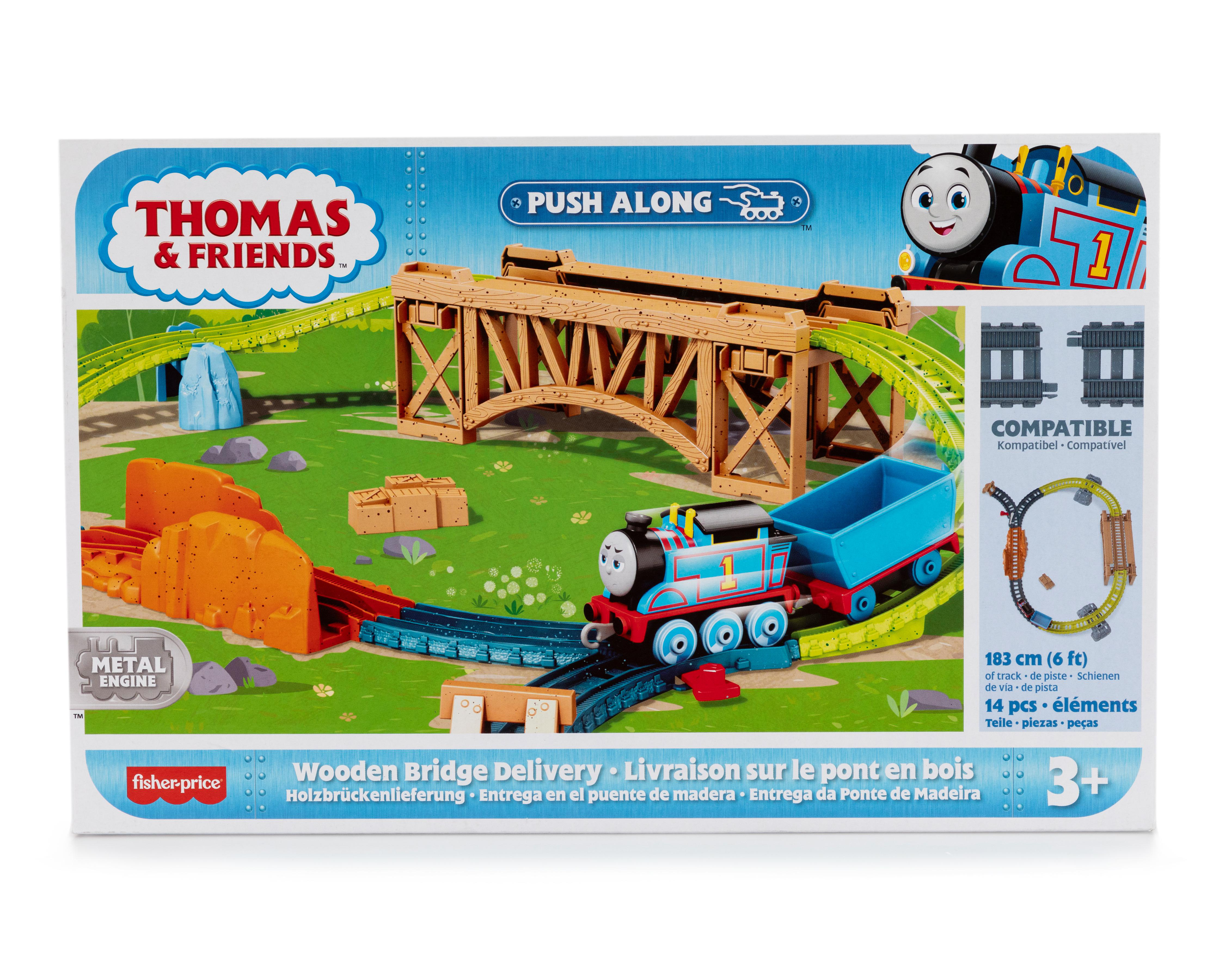 Foto 2 pulgar | Pista y Tren de Juguete Fisher-Price Thomas & Friends Entrega en el Puente de Madera