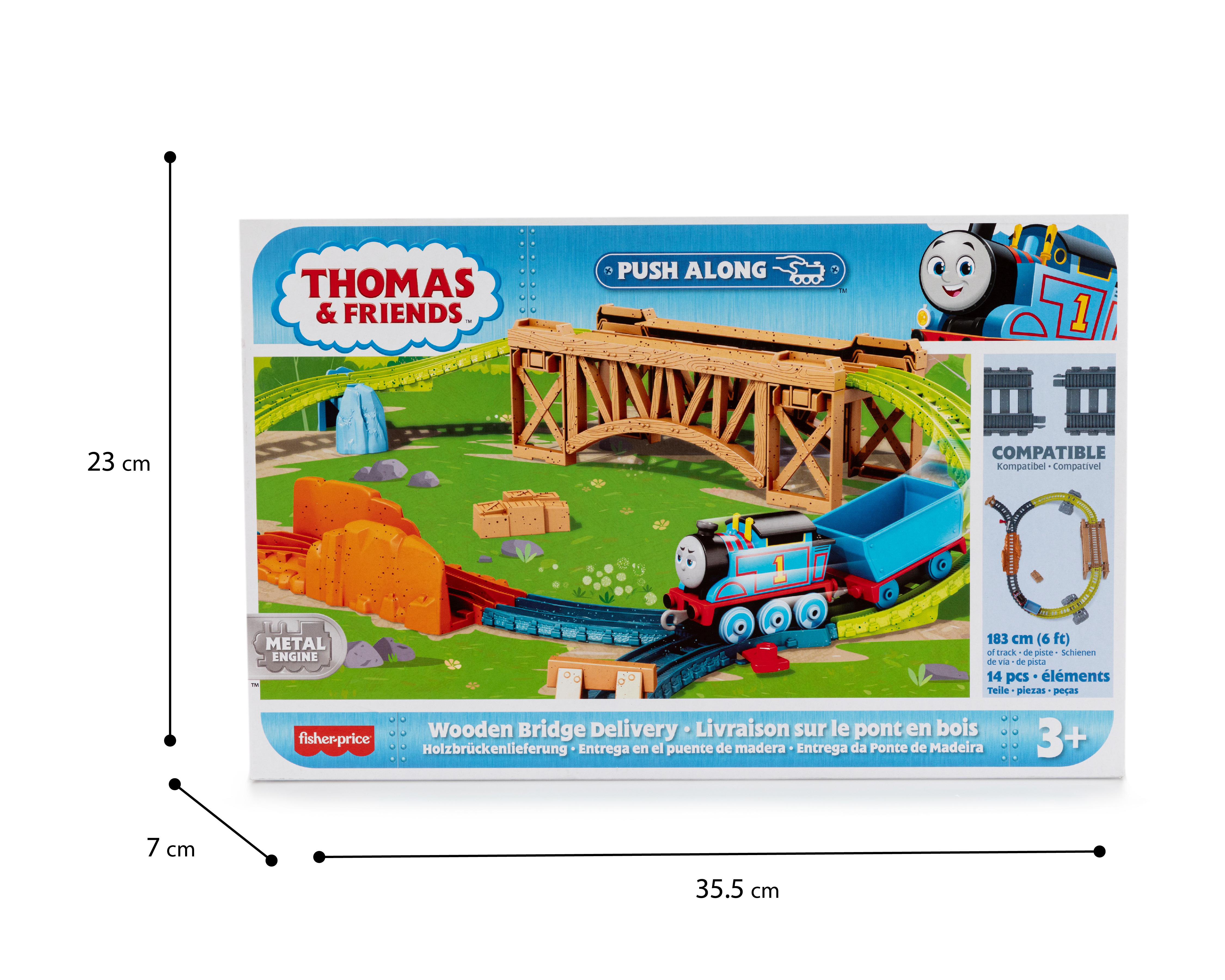 Foto 4 pulgar | Pista y Tren de Juguete Fisher-Price Thomas & Friends Entrega en el Puente de Madera