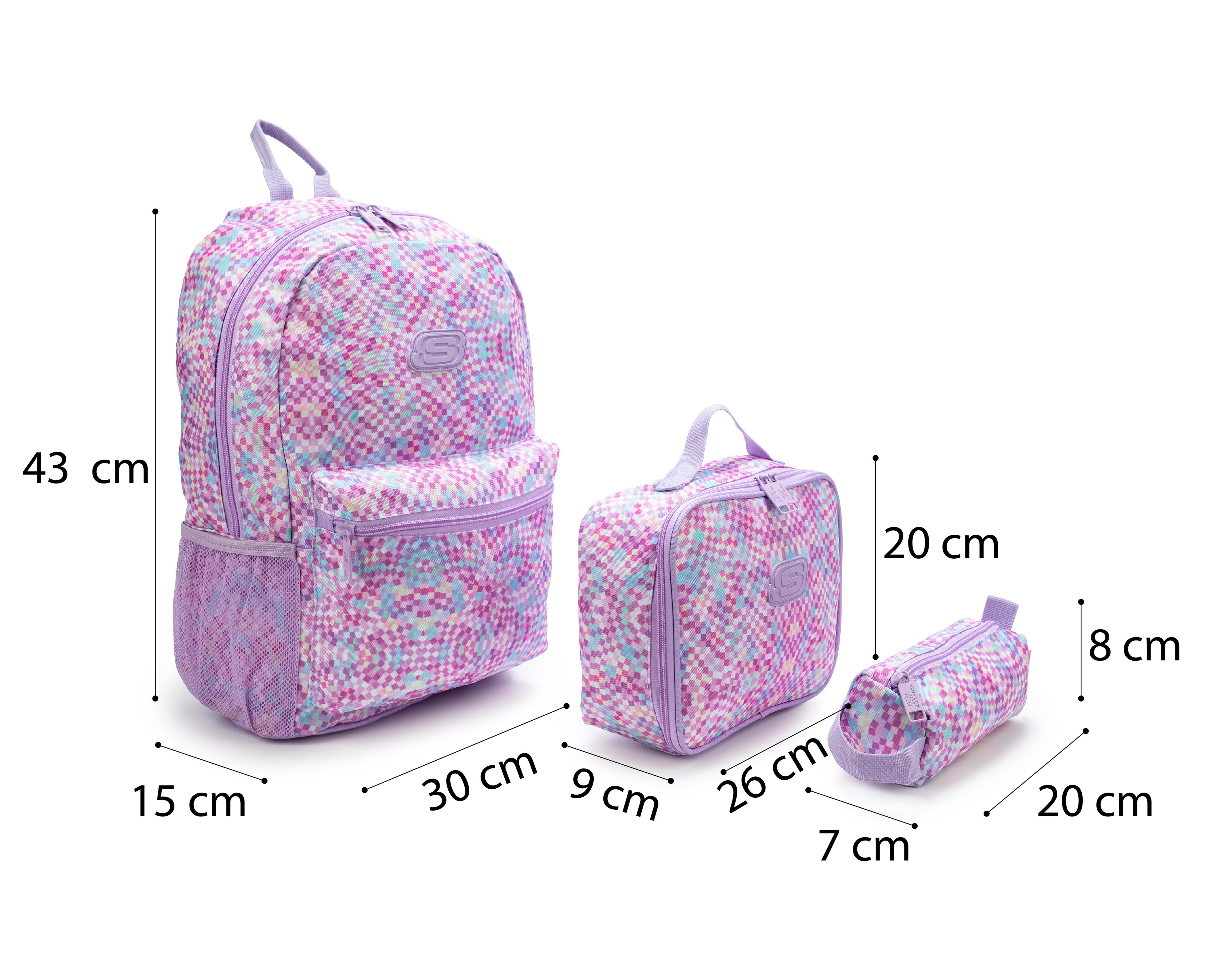 Foto 5 | Mochila Skechers con Lonchera y Lapicera