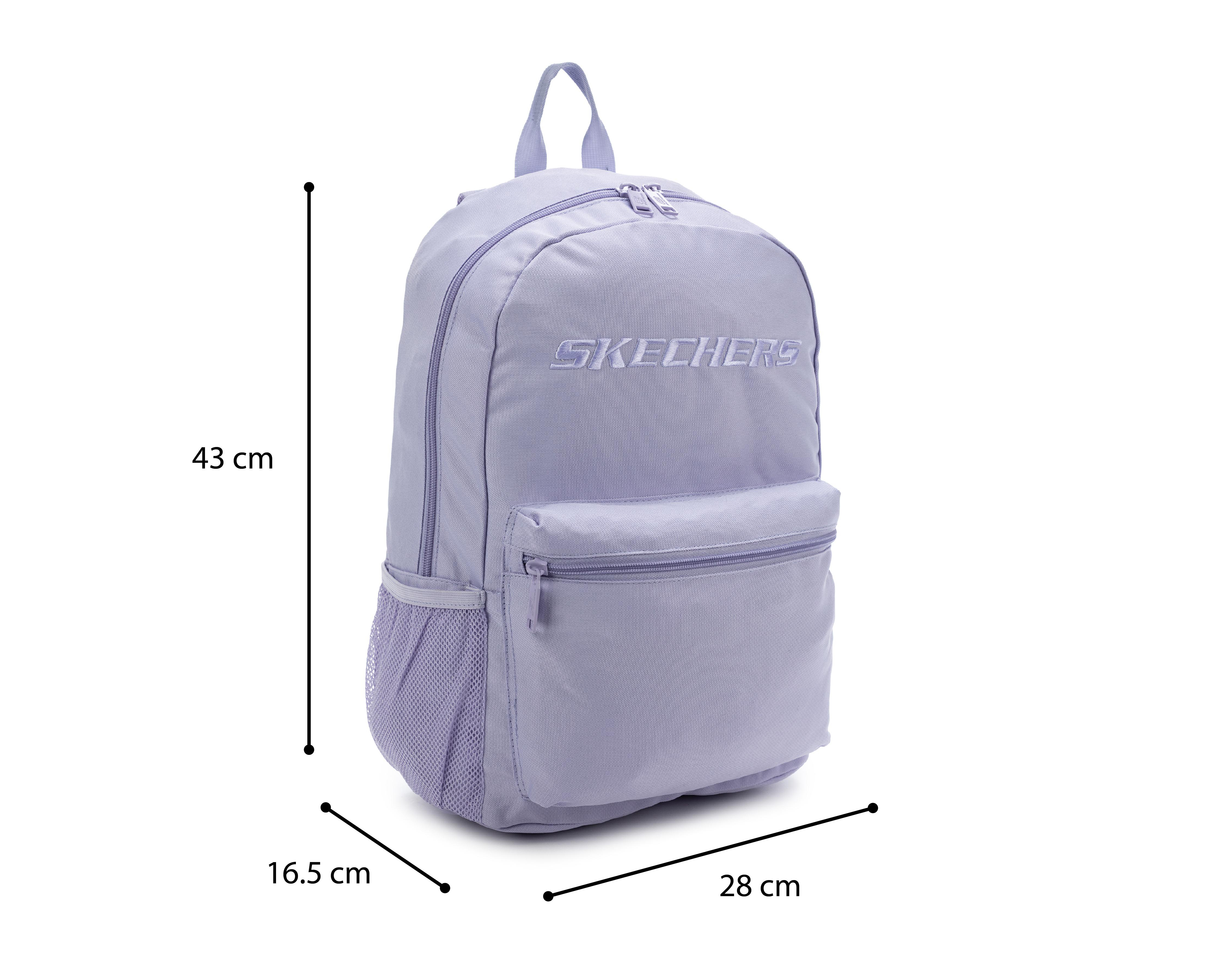 Foto 8 pulgar | Mochila Skechers Lila