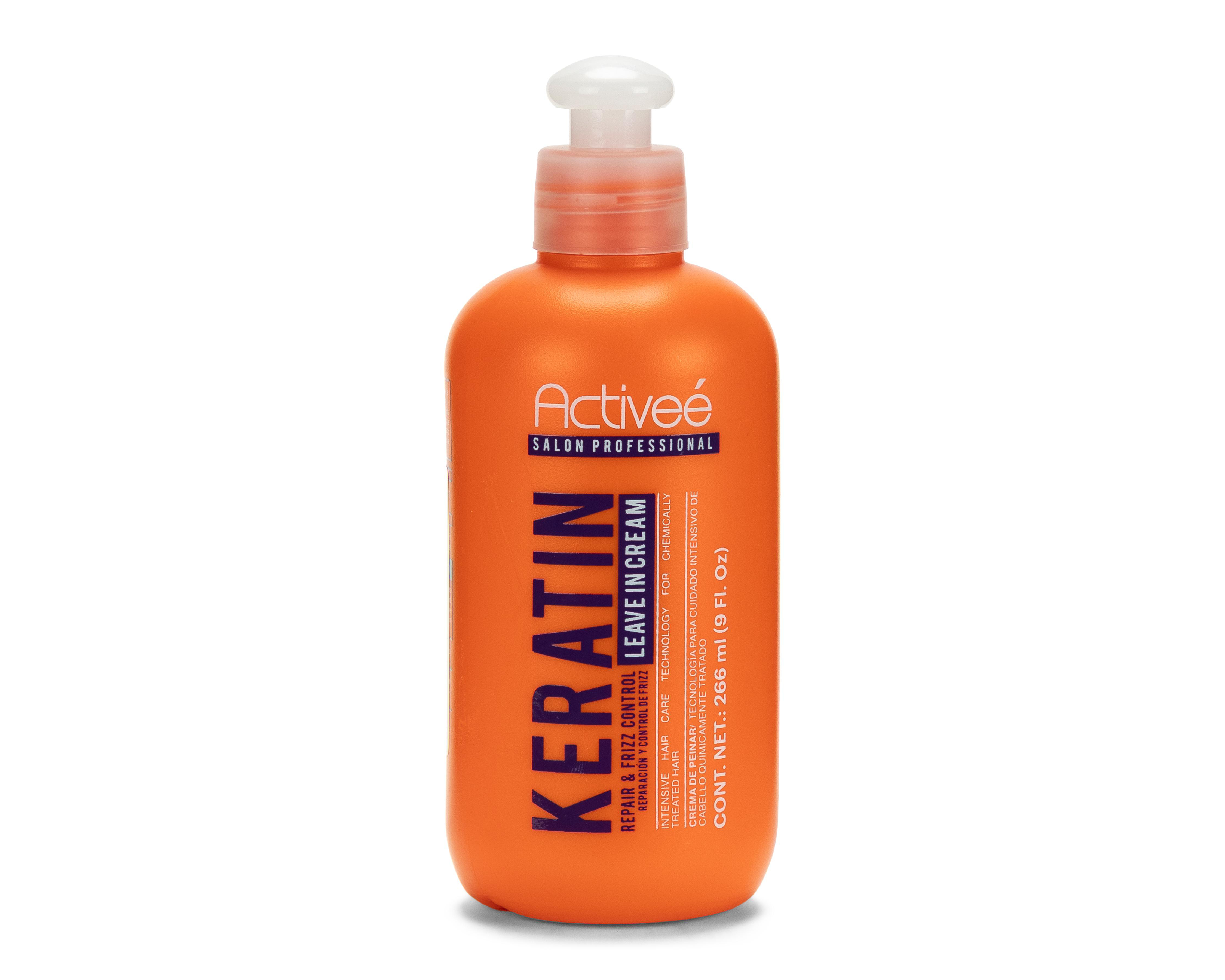 Crema de Peinar Keratin Activeé Reparación y Control Frizz 266 ml