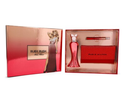 Foto 4 | Estuche para Mujer Paris Hilton Ruby Rush 3 Piezas