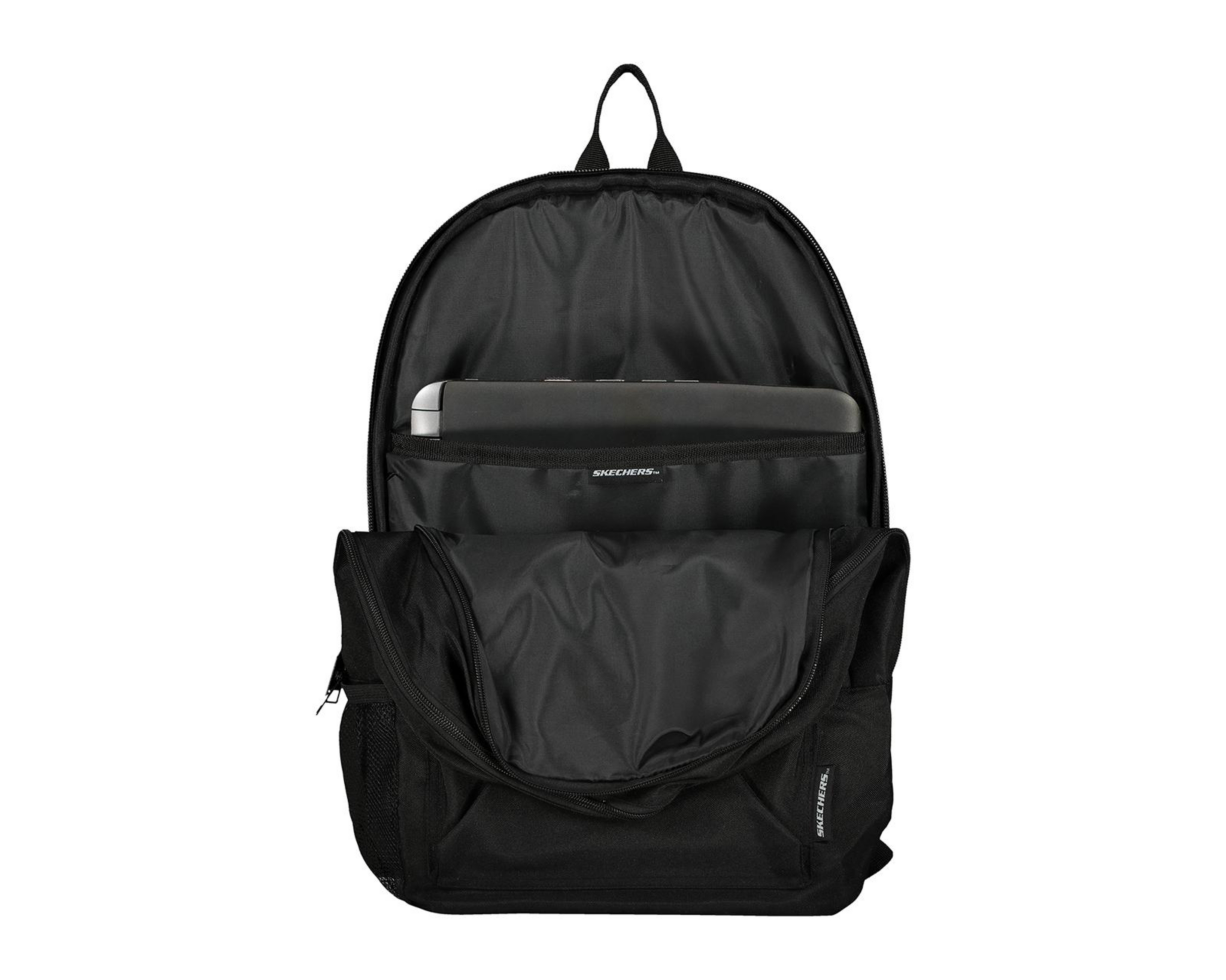 Foto 9 pulgar | Mochila Skechers Essencial Negra