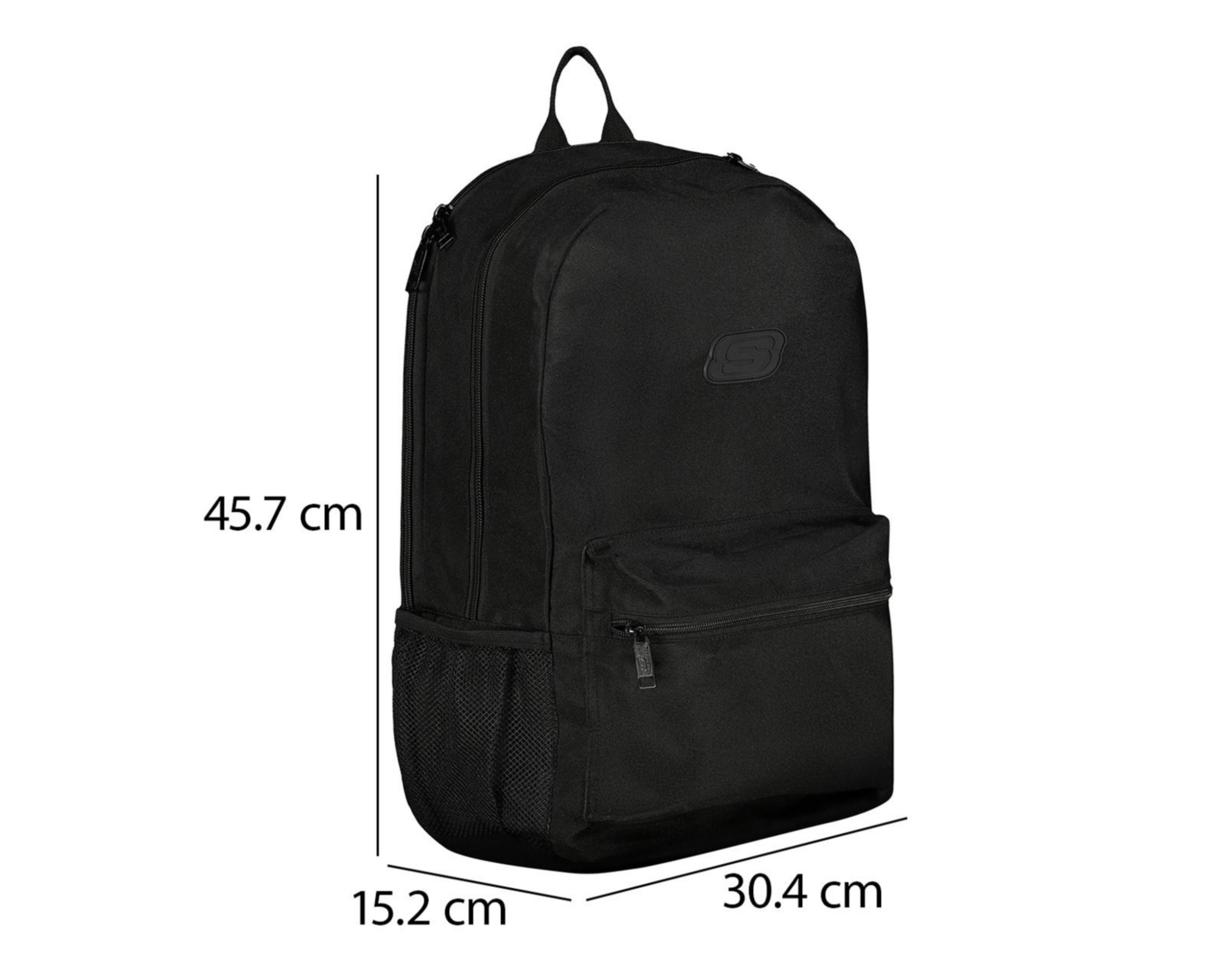 Foto 10 pulgar | Mochila Skechers Essencial Negra
