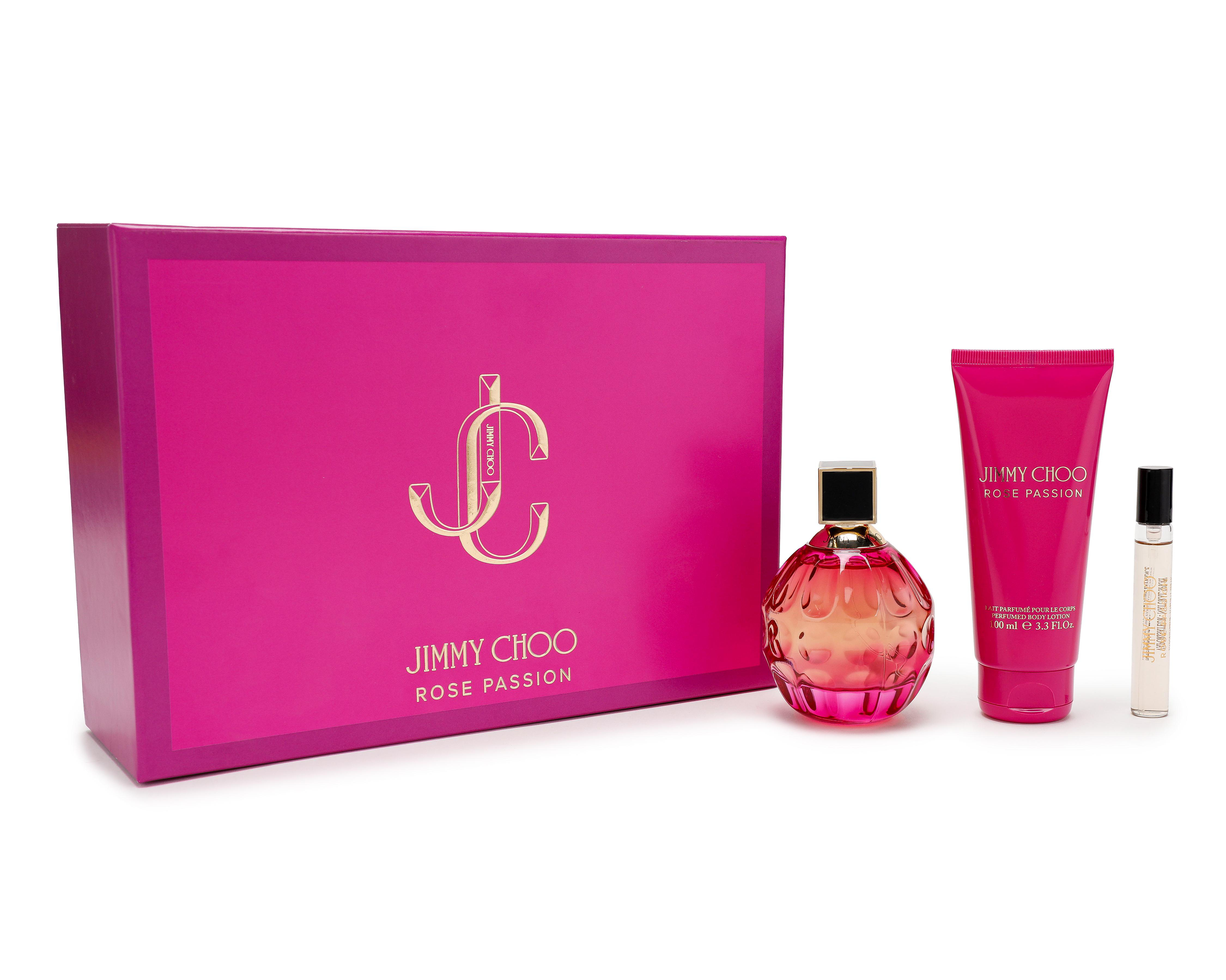 Foto 2 pulgar | Estuche para Mujer Jimmy Choo Rose Passion 3 Piezas