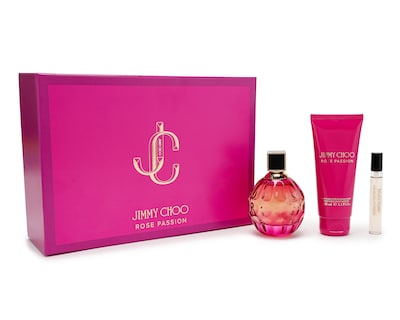Foto 1 | Estuche para Mujer Jimmy Choo Rose Passion 3 Piezas