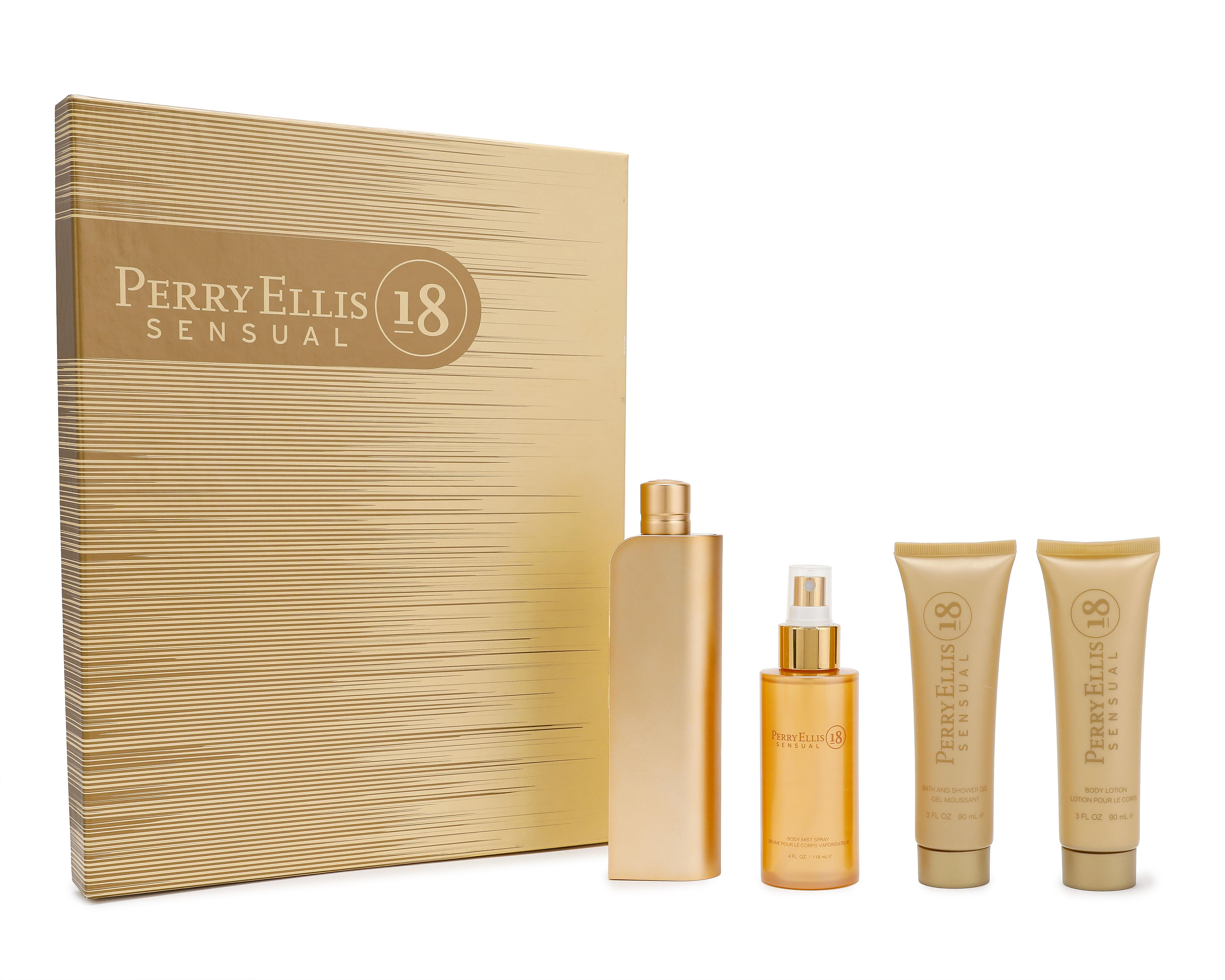 Foto 1 | Estuche para Mujer Perry Ellis Sensual 18 4 Piezas