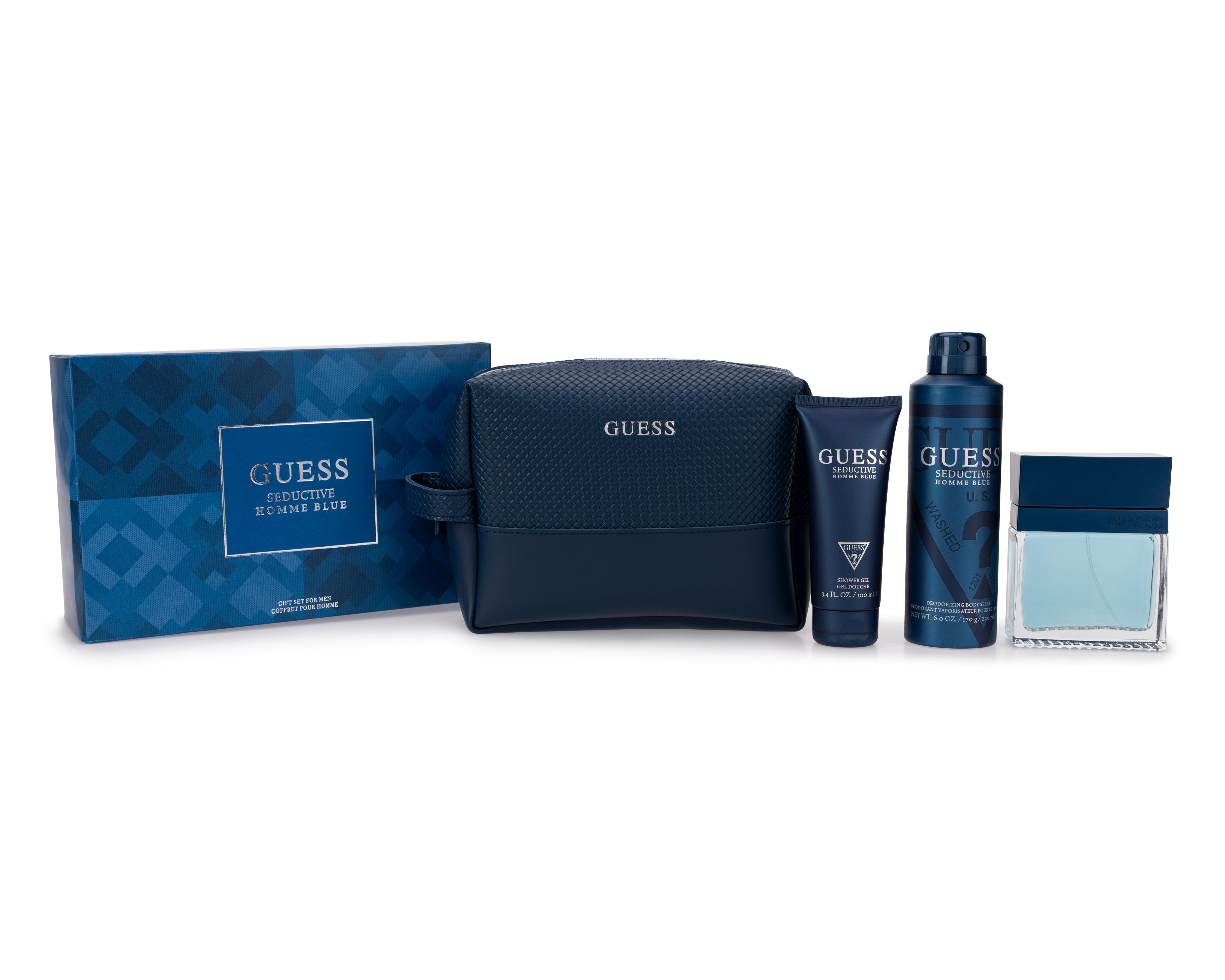 Estuche para Hombre Guess Seductive Homme Blue 4 Piezas