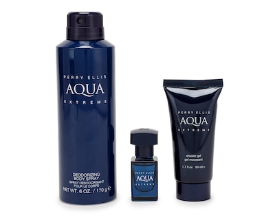Foto 3 | Estuche para Hombre Perry Ellis Aqua Extreme 4 Piezas