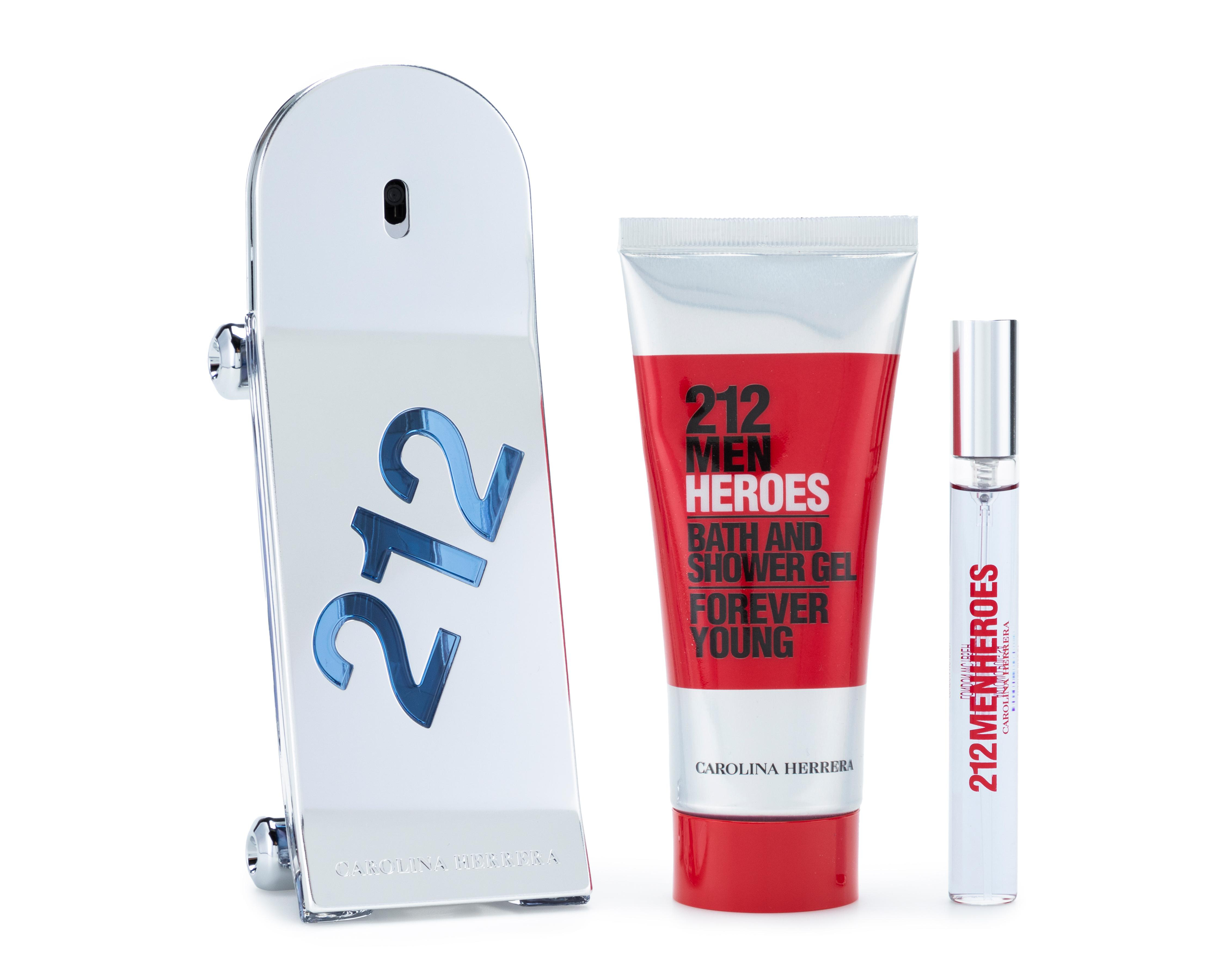 Foto 4 pulgar | Estuche para Hombre Carolina Herrera  212 Heroes Forever Young 3 Piezas