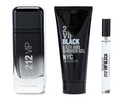 Foto 3 | Estuche para Hombre Carolina Herrera 212 Vip Black NYC 3 Piezas