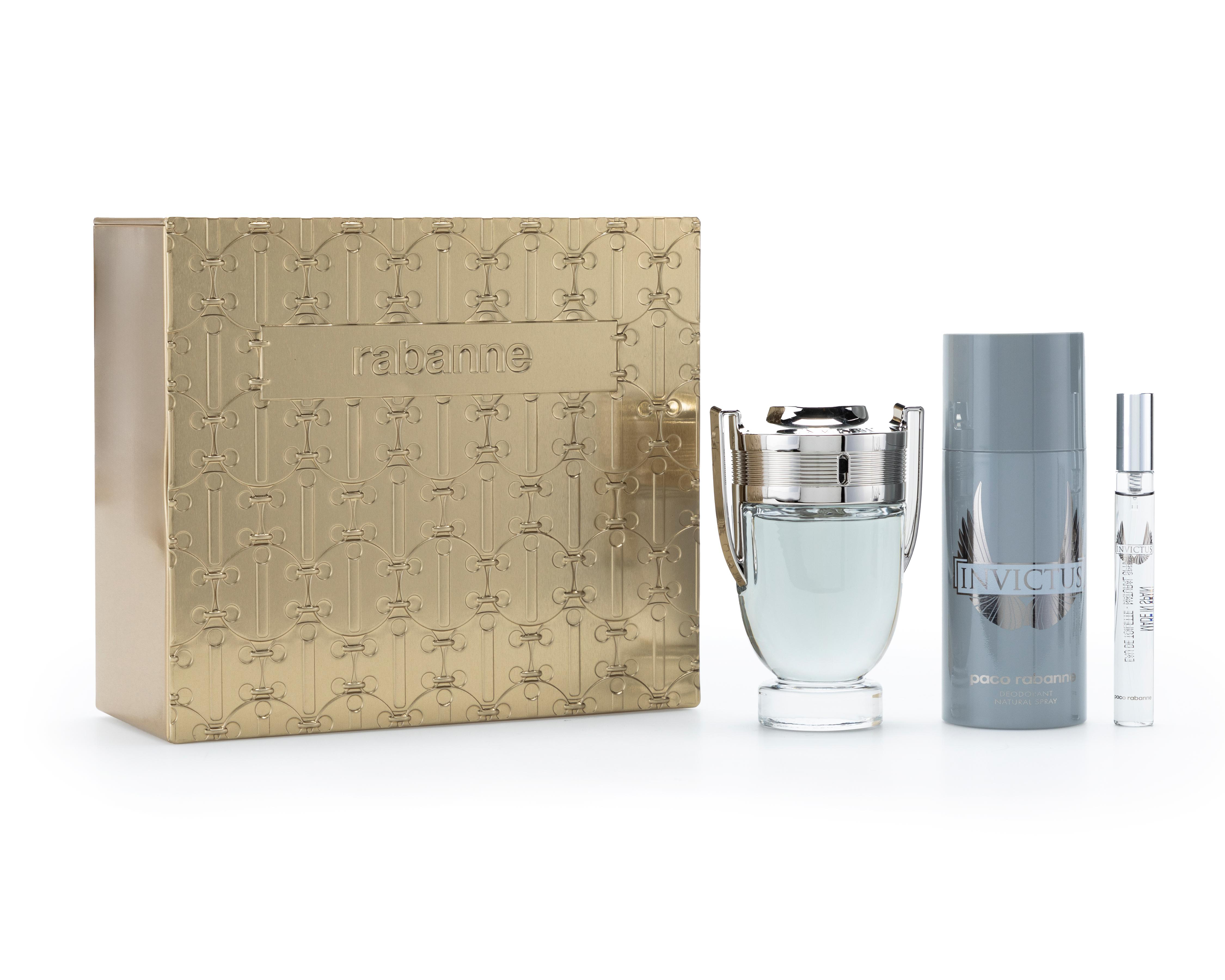 Foto 2 pulgar | Estuche para Hombre Paco Rabanne Invictus 3 Piezas