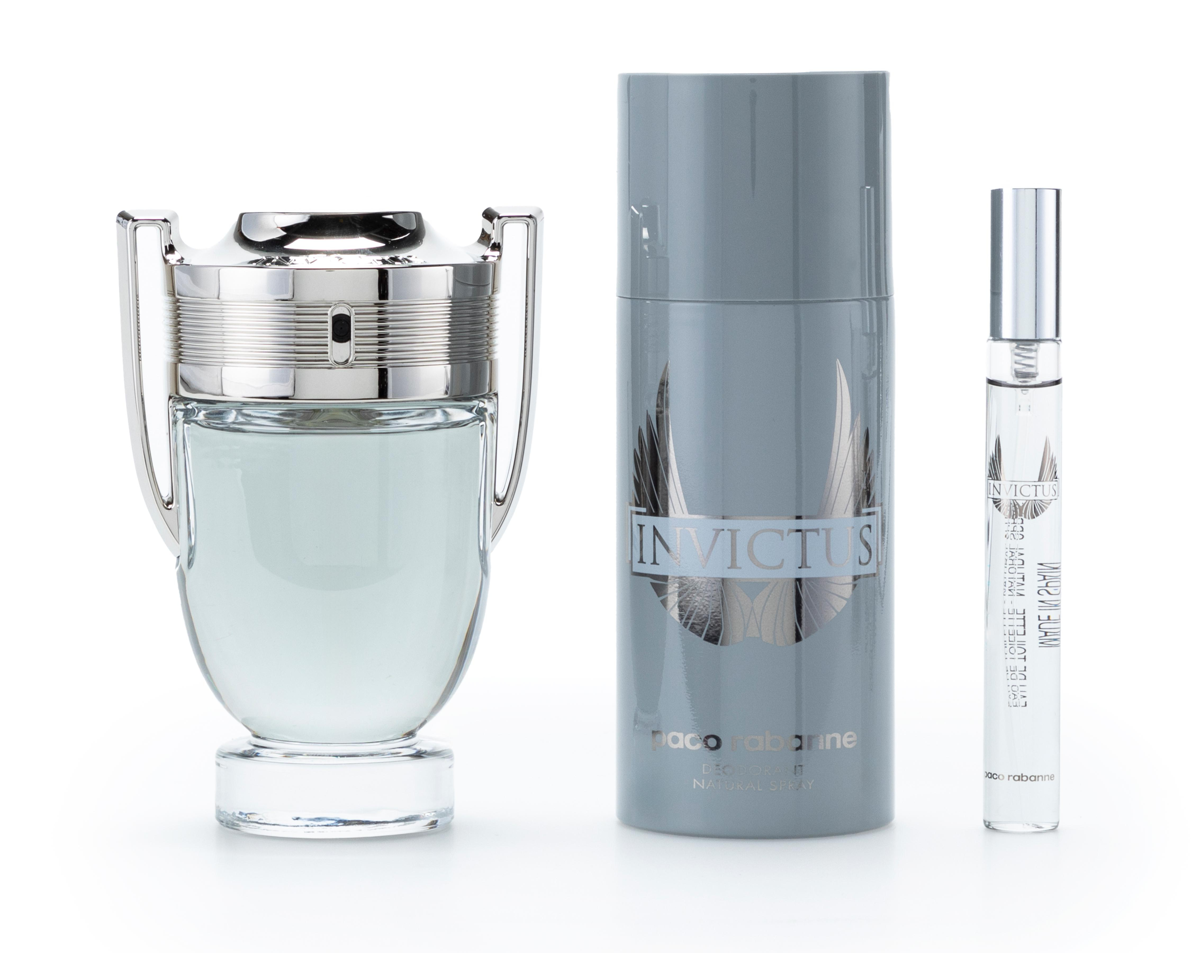 Foto 4 pulgar | Estuche para Hombre Paco Rabanne Invictus 3 Piezas