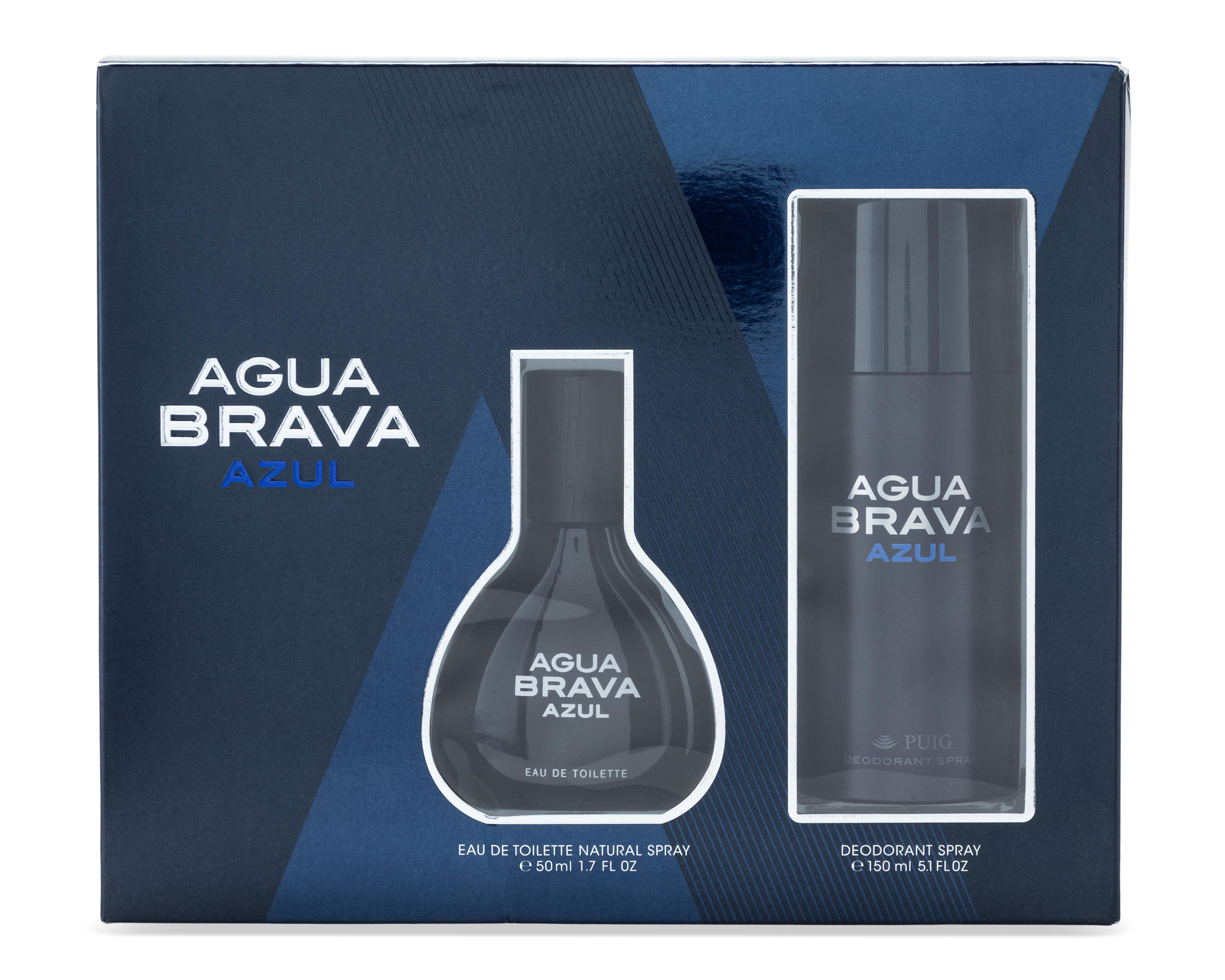 Foto 2 pulgar | Estuche para Hombre Antonio Puig Agua Brava Azul 2 Piezas