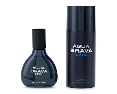 Foto 2 | Estuche para Hombre Antonio Puig Agua Brava Azul 2 Piezas