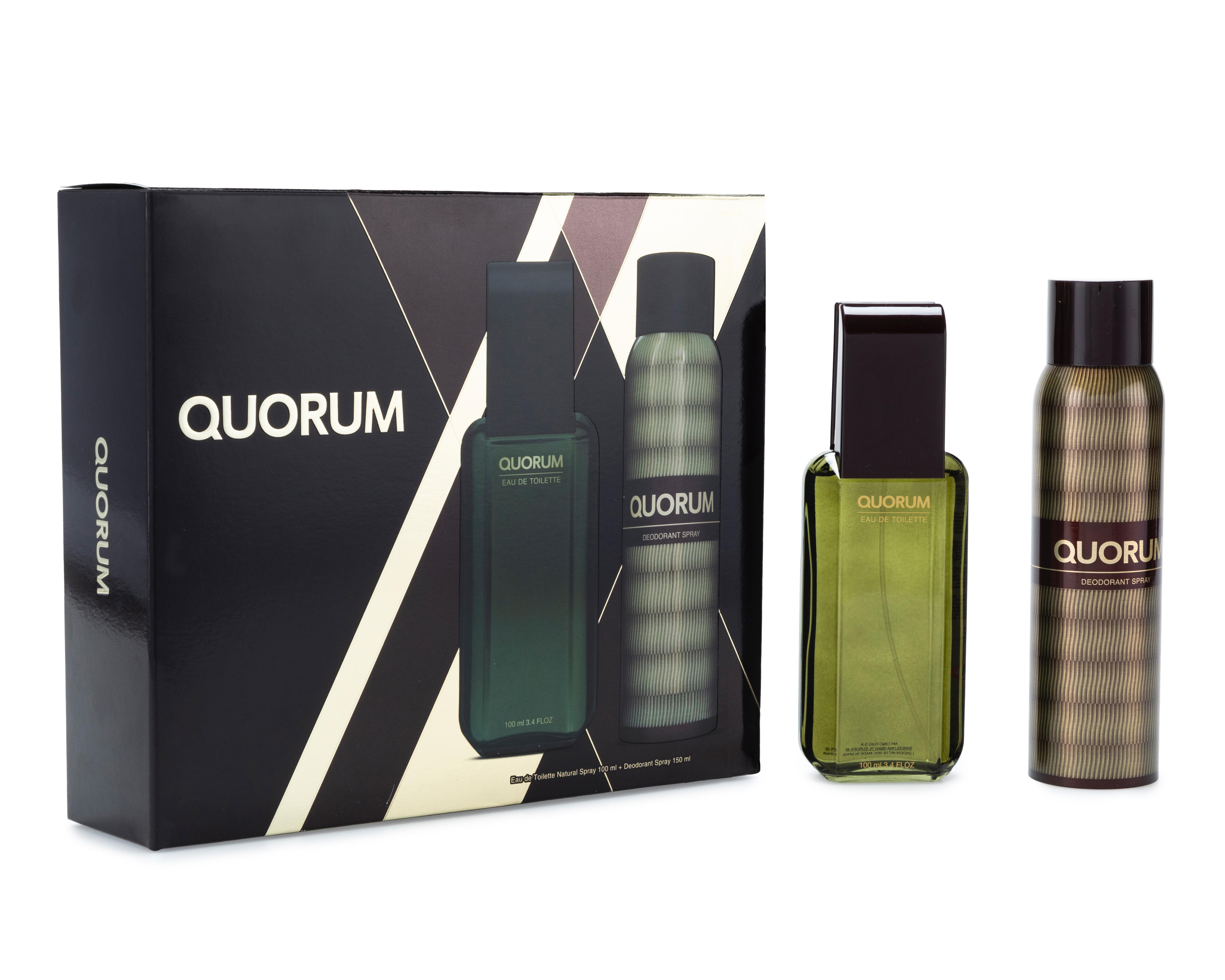 Foto 4 pulgar | Estuche para Hombre Antonio Puig Quorum 2 Piezas