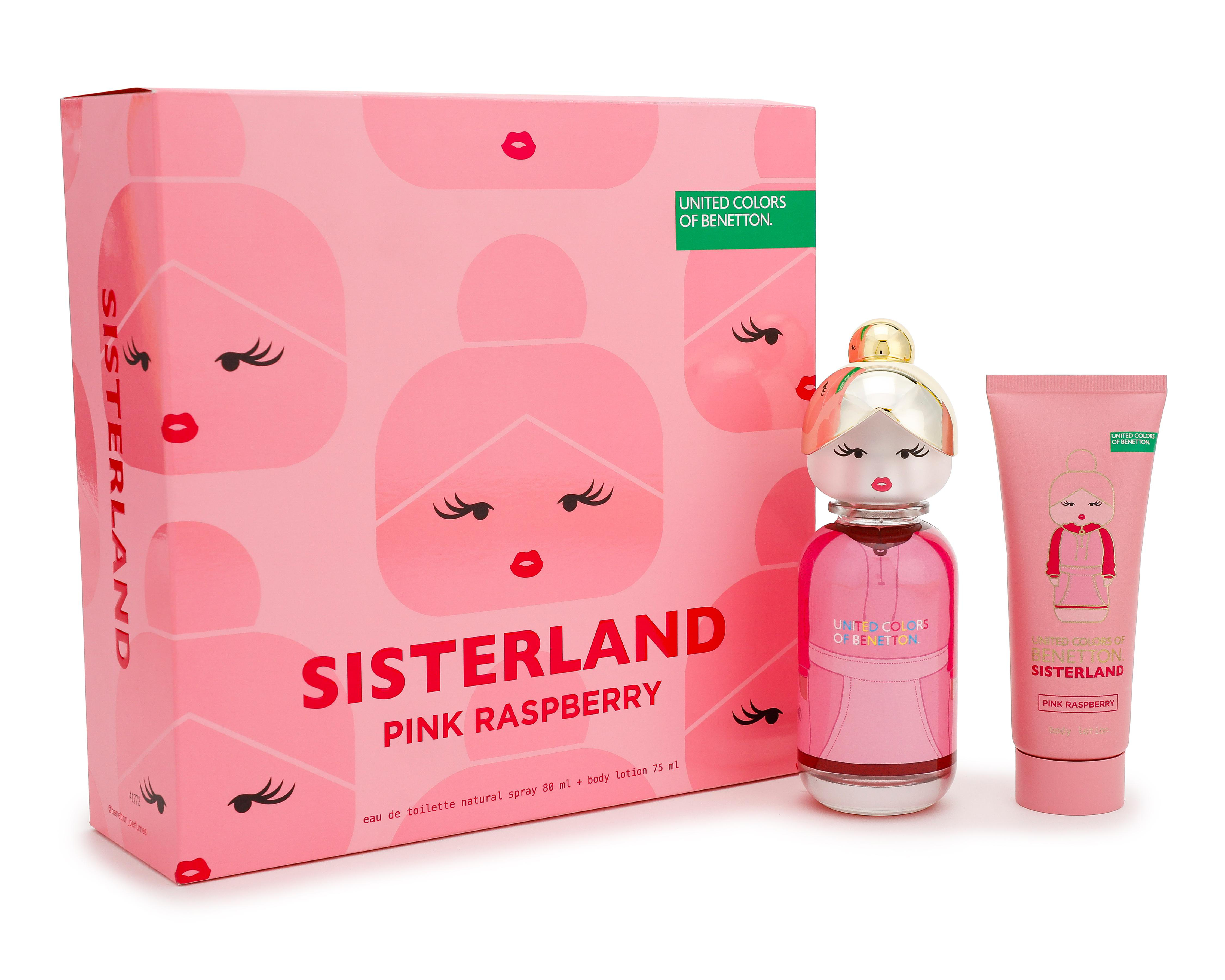 Foto 2 pulgar | Estuche para Mujer United Colors Of Benetton Sisterland Pink Raspberry 2 Piezas