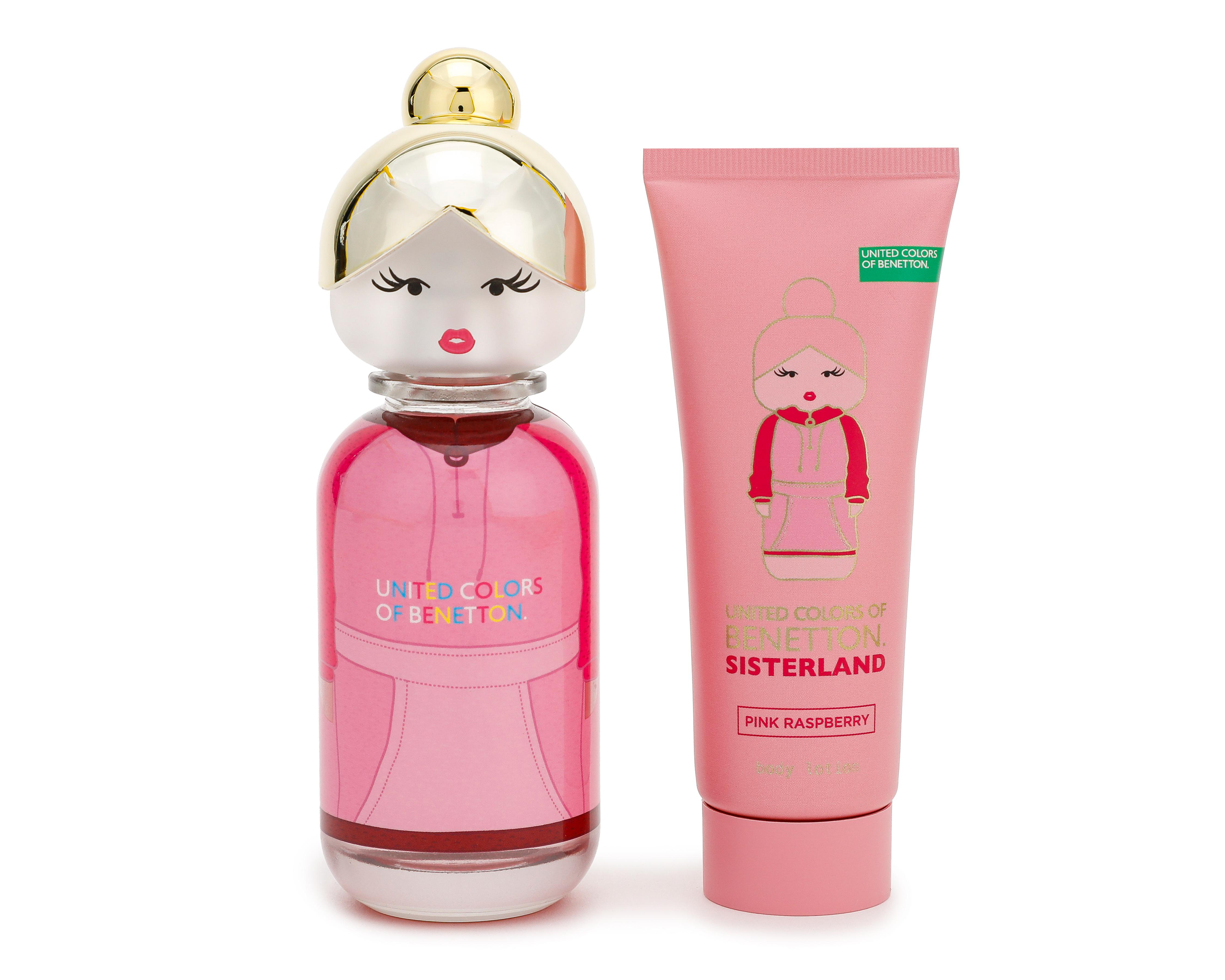 Foto 4 pulgar | Estuche para Mujer United Colors Of Benetton Sisterland Pink Raspberry 2 Piezas