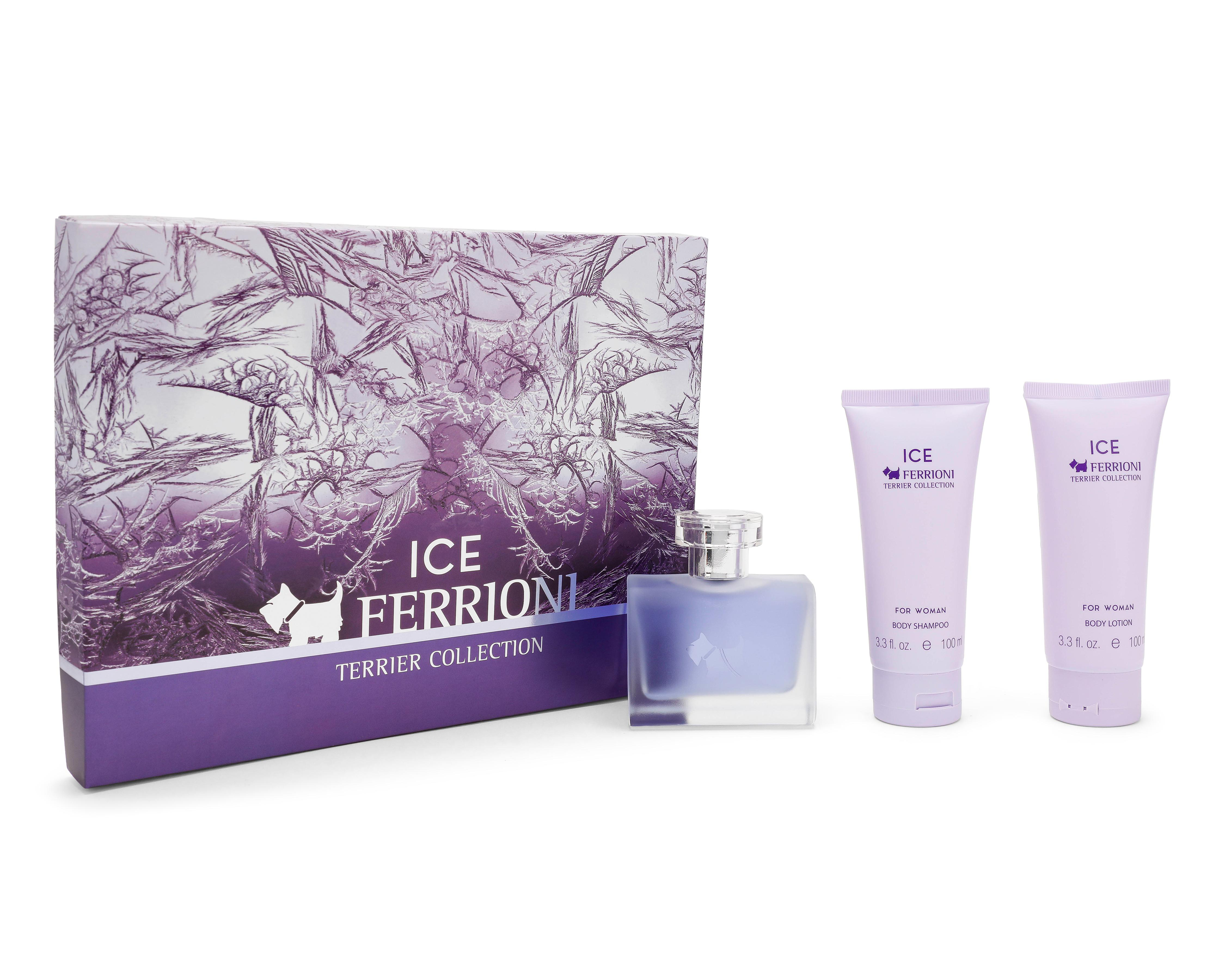 Foto 2 pulgar | Estuche para Mujer Ferrioni Terrier Ice Violet 3 Piezas