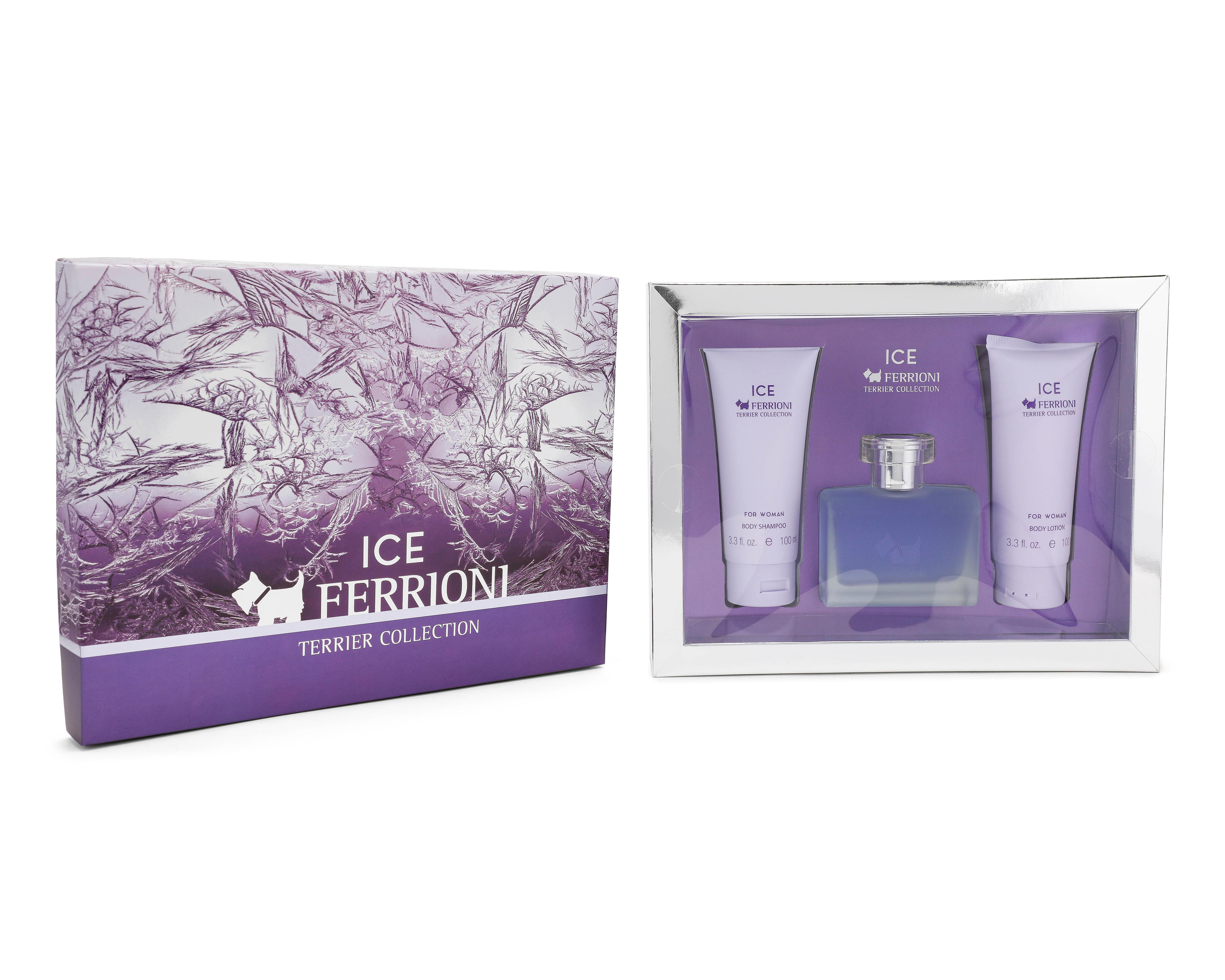 Foto 5 pulgar | Estuche para Mujer Ferrioni Terrier Ice Violet 3 Piezas