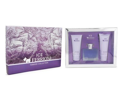 Foto 4 | Estuche para Mujer Ferrioni Terrier Ice Violet 3 Piezas