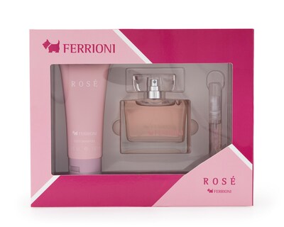 Foto 1 | Estuche para Mujer Ferrioni Rosé 3 Piezas