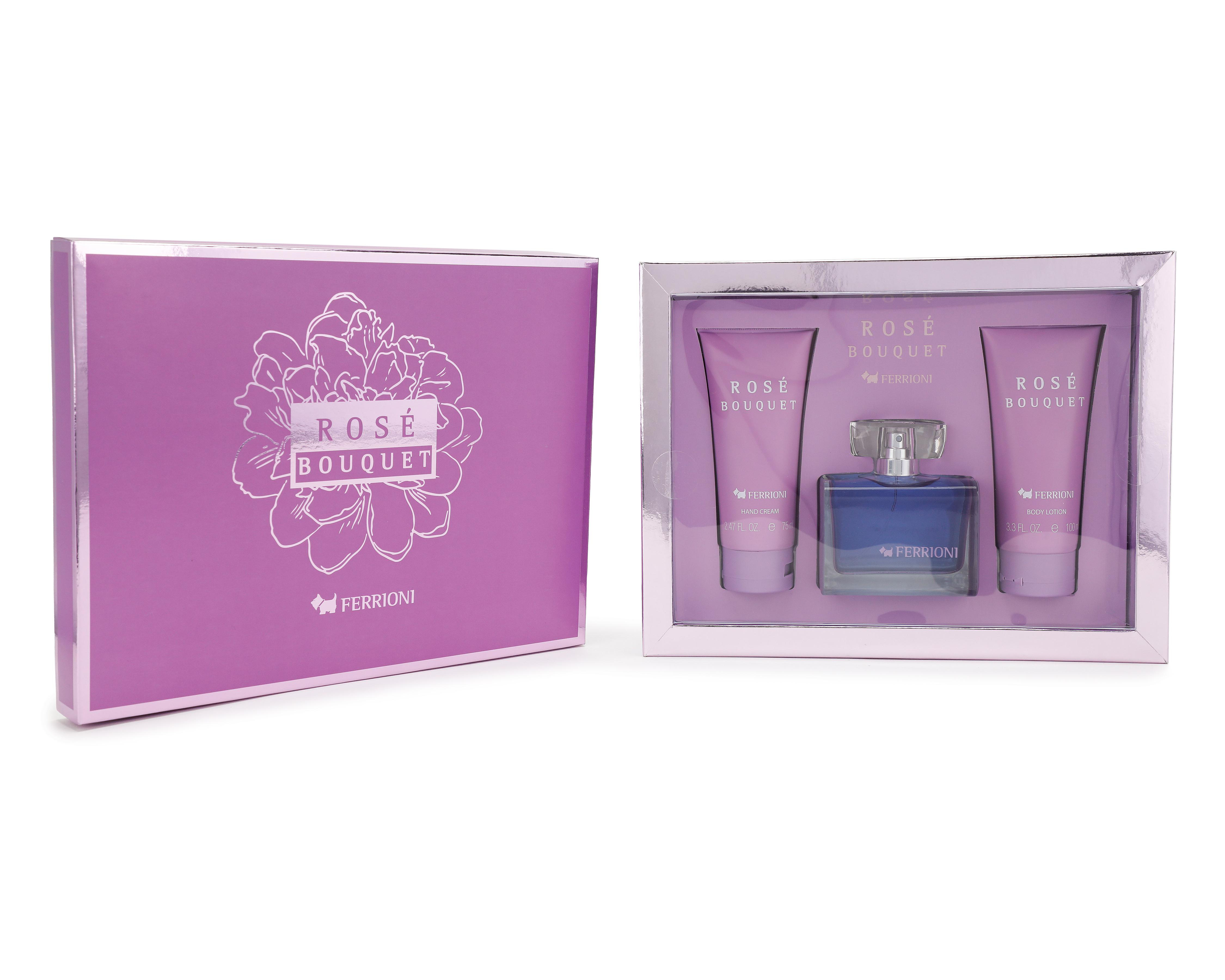Foto 5 pulgar | Estuche para Mujer Ferrioni Rosé Bouquet 3 Piezas