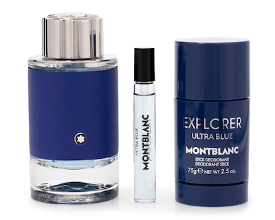 Foto 3 | Estuche para Hombre Montblanc Explorer Ultra Blue 3 Piezas