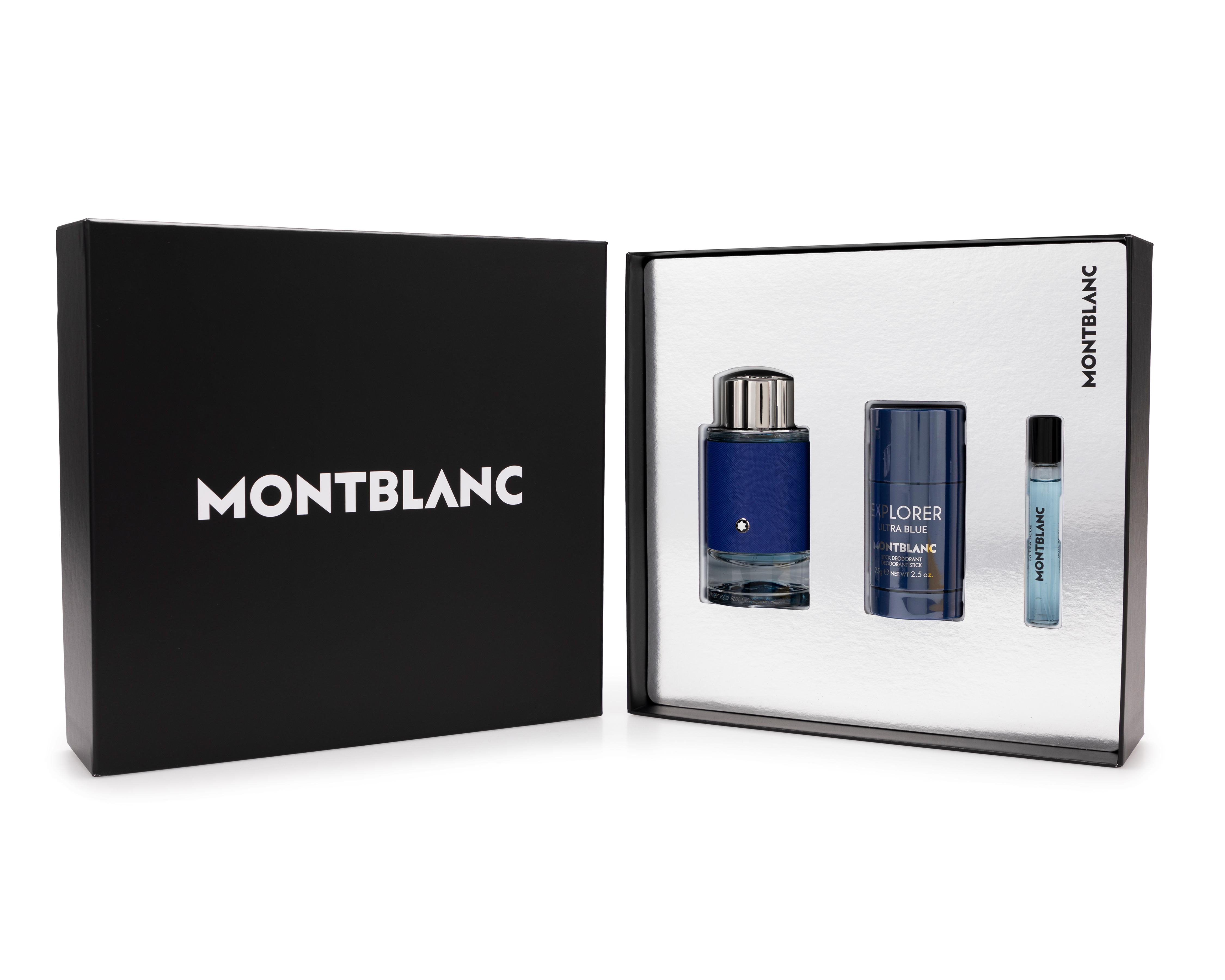 Foto 5 pulgar | Estuche para Hombre Montblanc Explorer Ultra Blue 3 Piezas