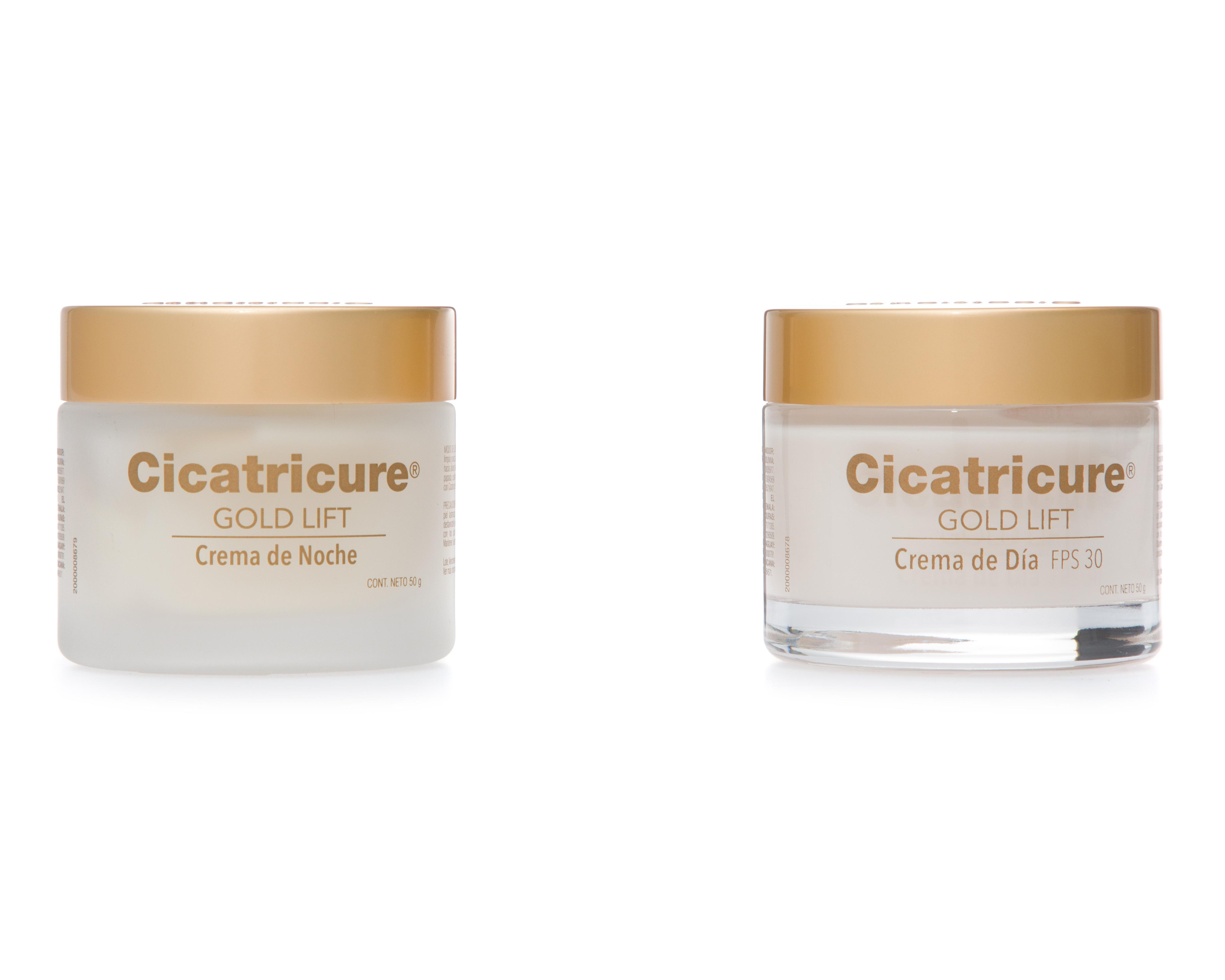 Foto 2 pulgar | Crema Facial Antiarrugas Cicatricure Gold Lift 2 Piezas