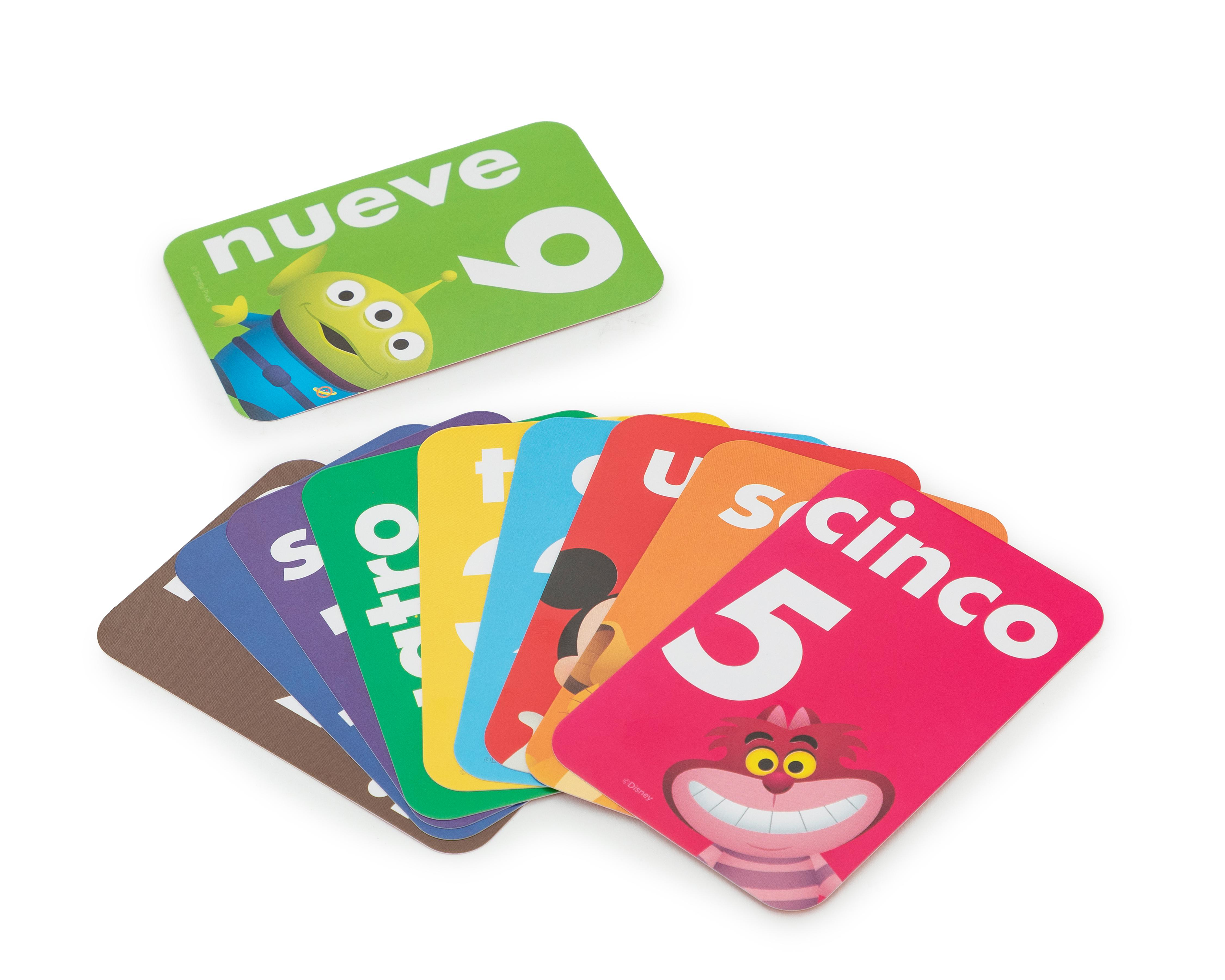 Foto 4 pulgar | Juego de Cartas Novelty Disney Números y Colores