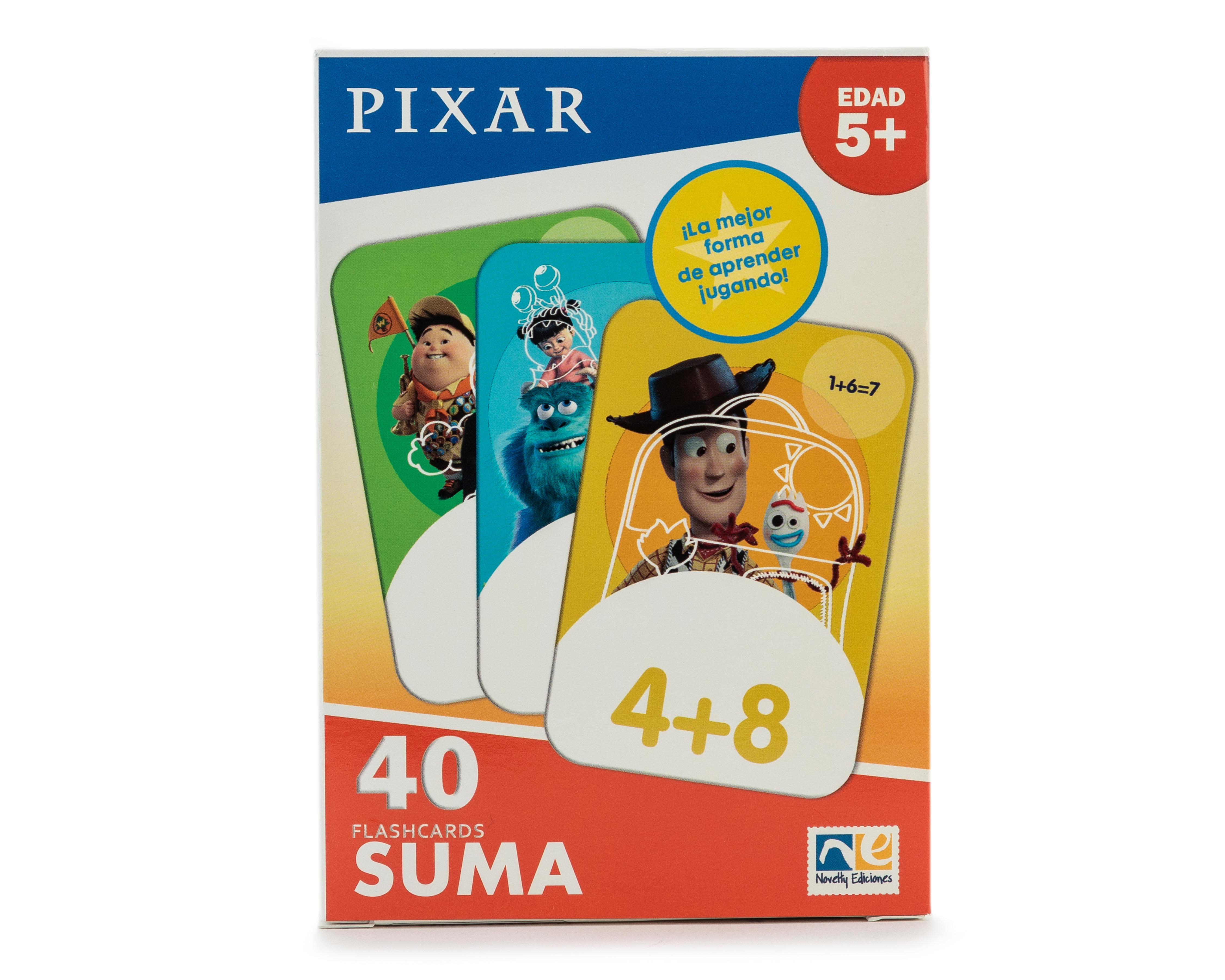Foto 2 pulgar | Juego de Cartas Novelty Pixar Suma