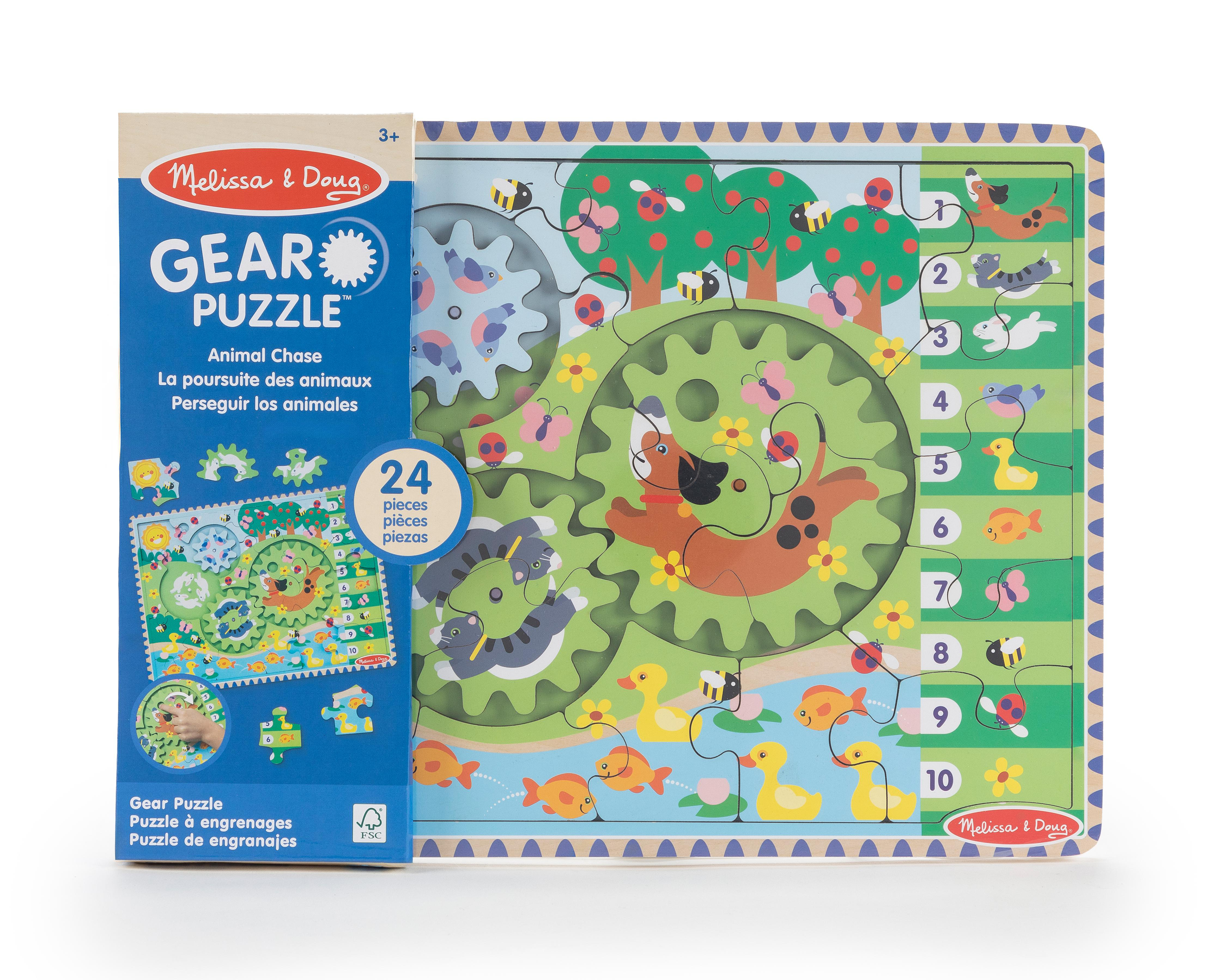 Rompecabezas de Engranajes Melissa & Doug 24 Piezas