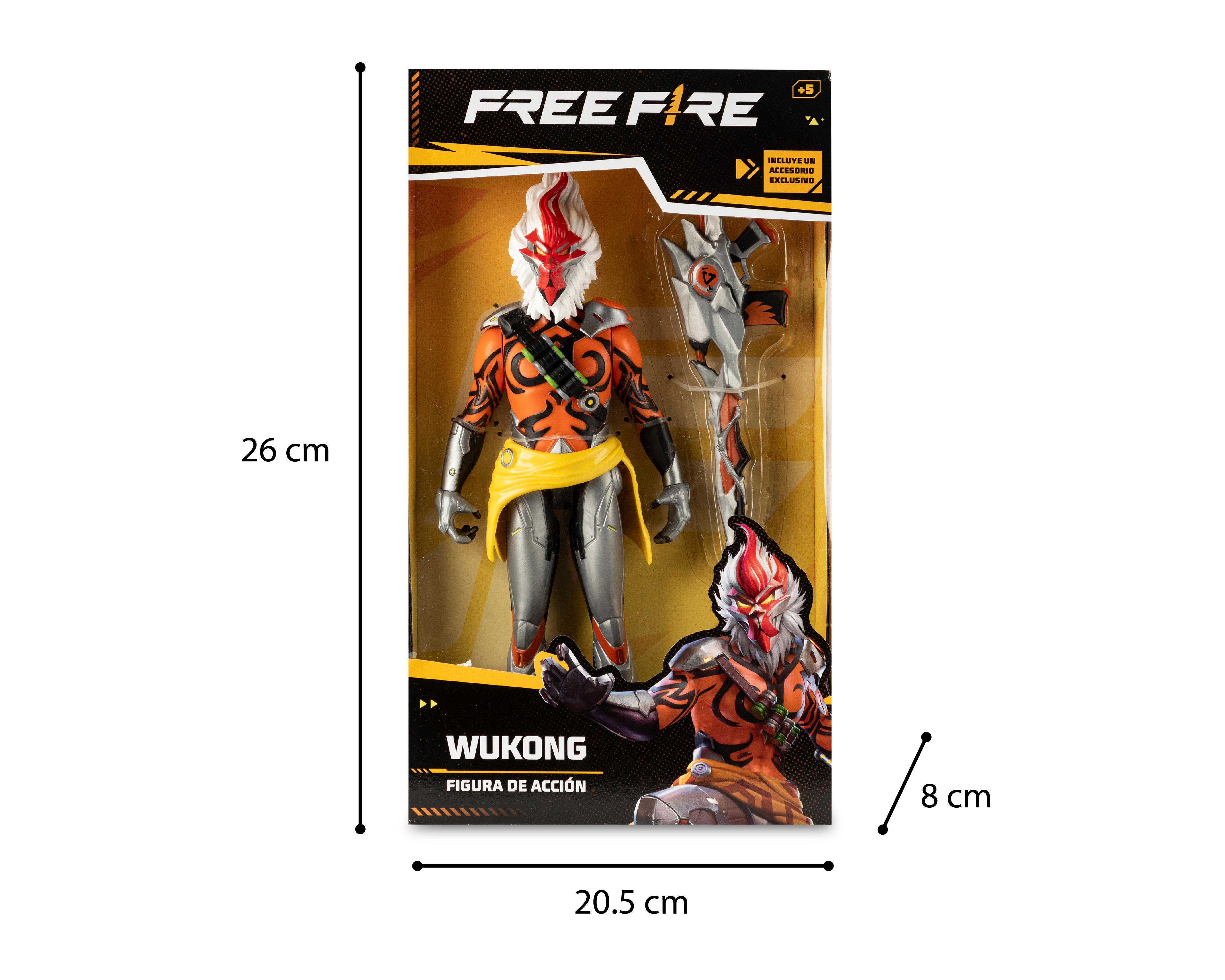 Foto 4 pulgar | Figura de Acción Ruz Wukong Free Fire